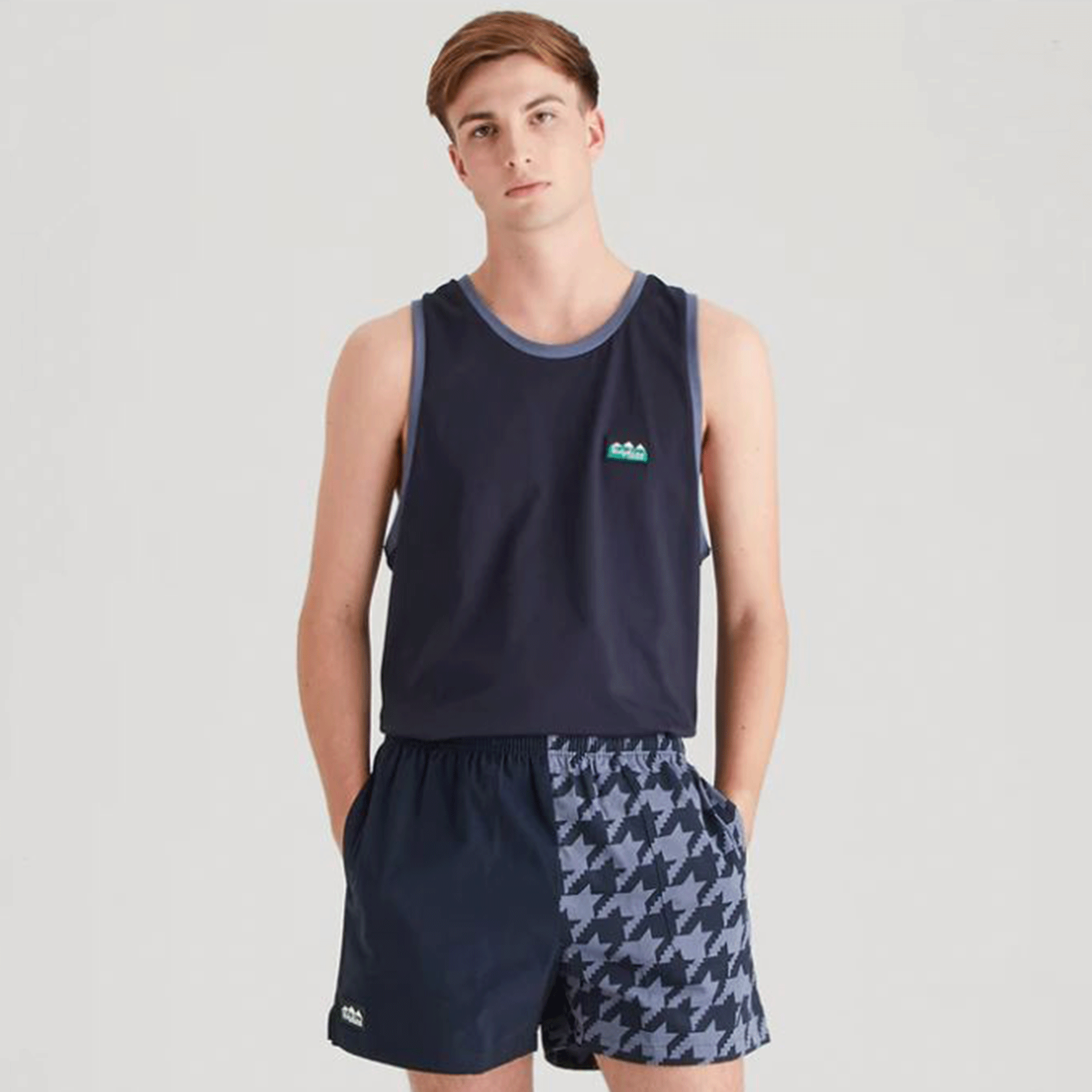 Ridgeline Backslider Shorts Navy Print