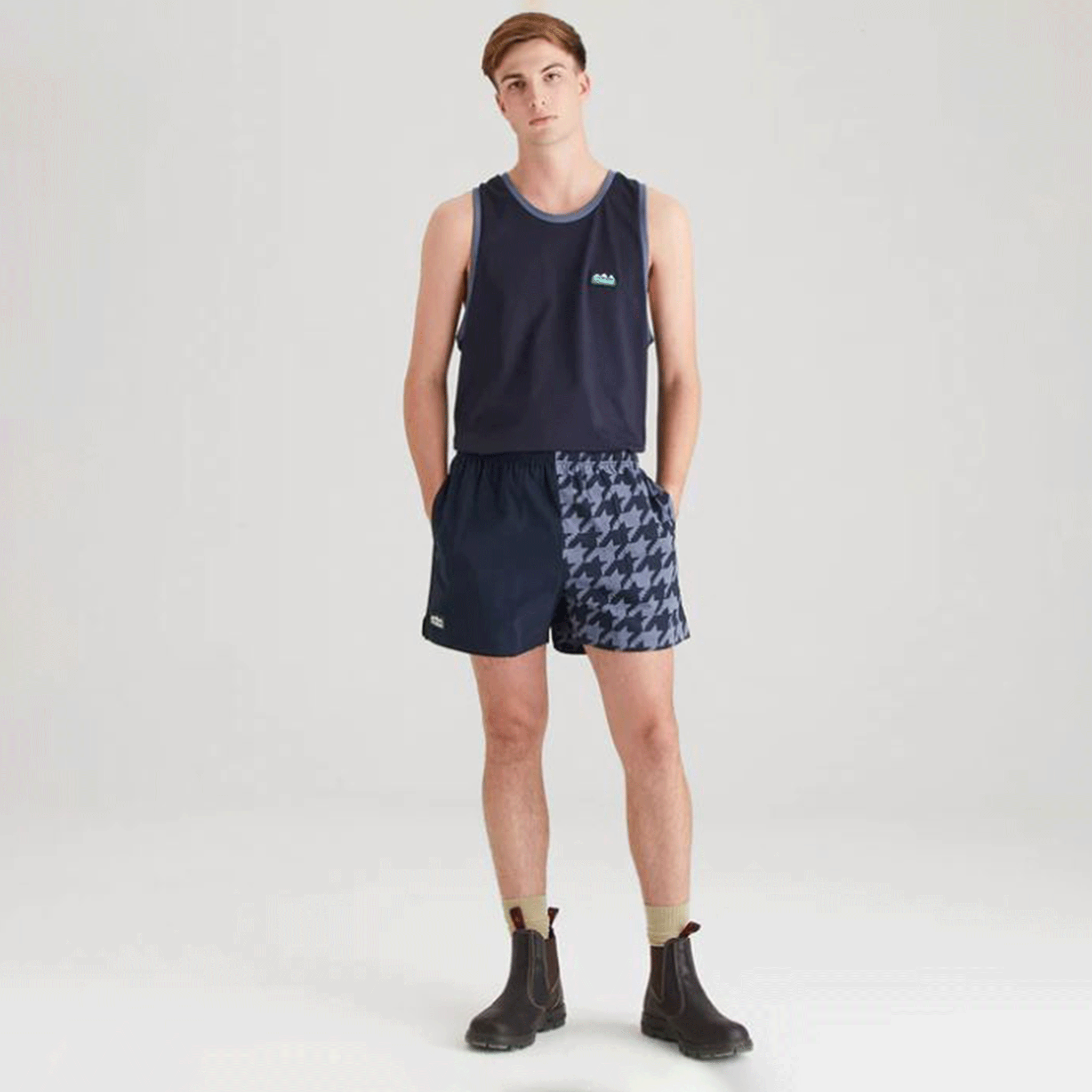 Ridgeline Backslider Shorts Navy Print