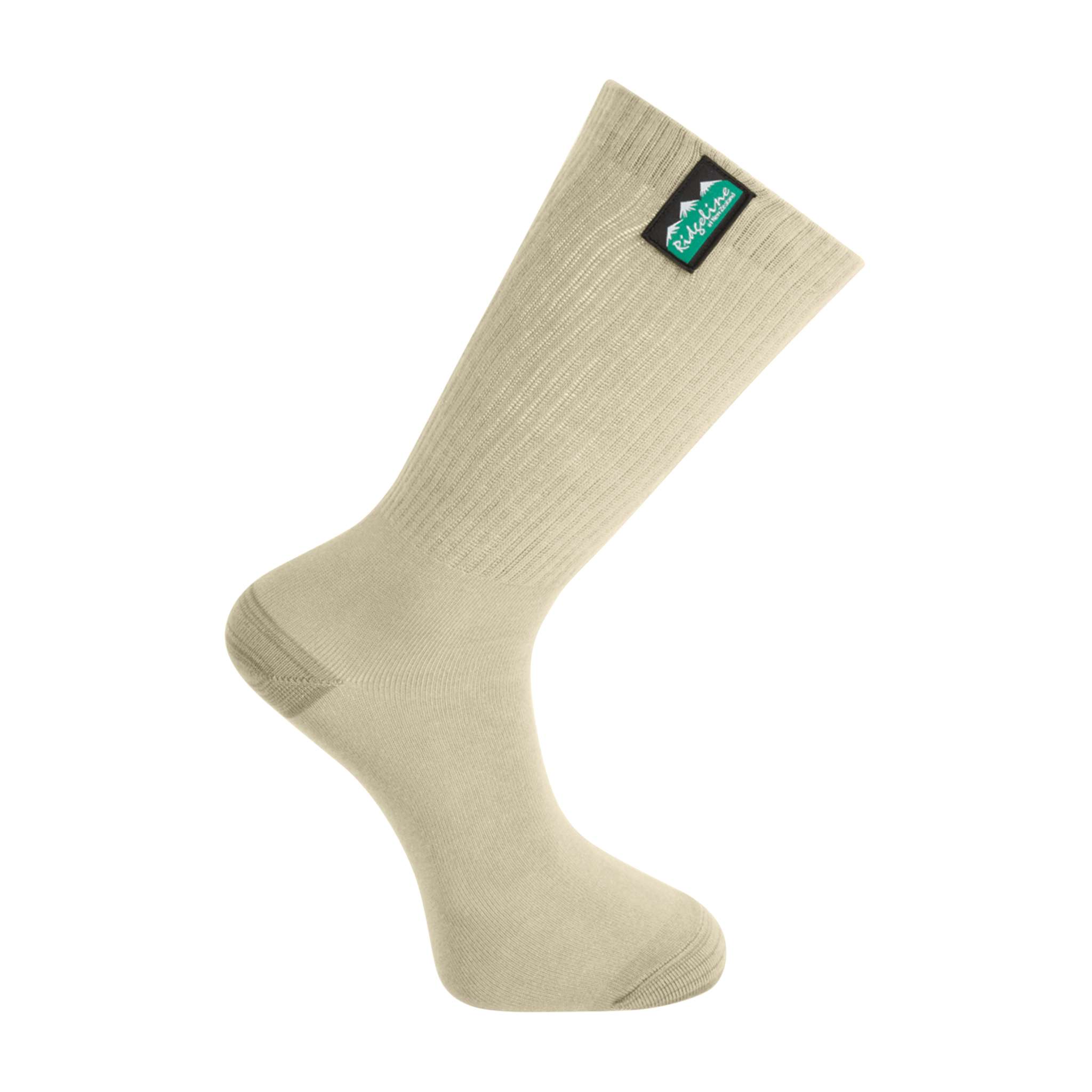 Ridgeline Cotton Light Work Socks Mid Length Olive Multi 3 Pack