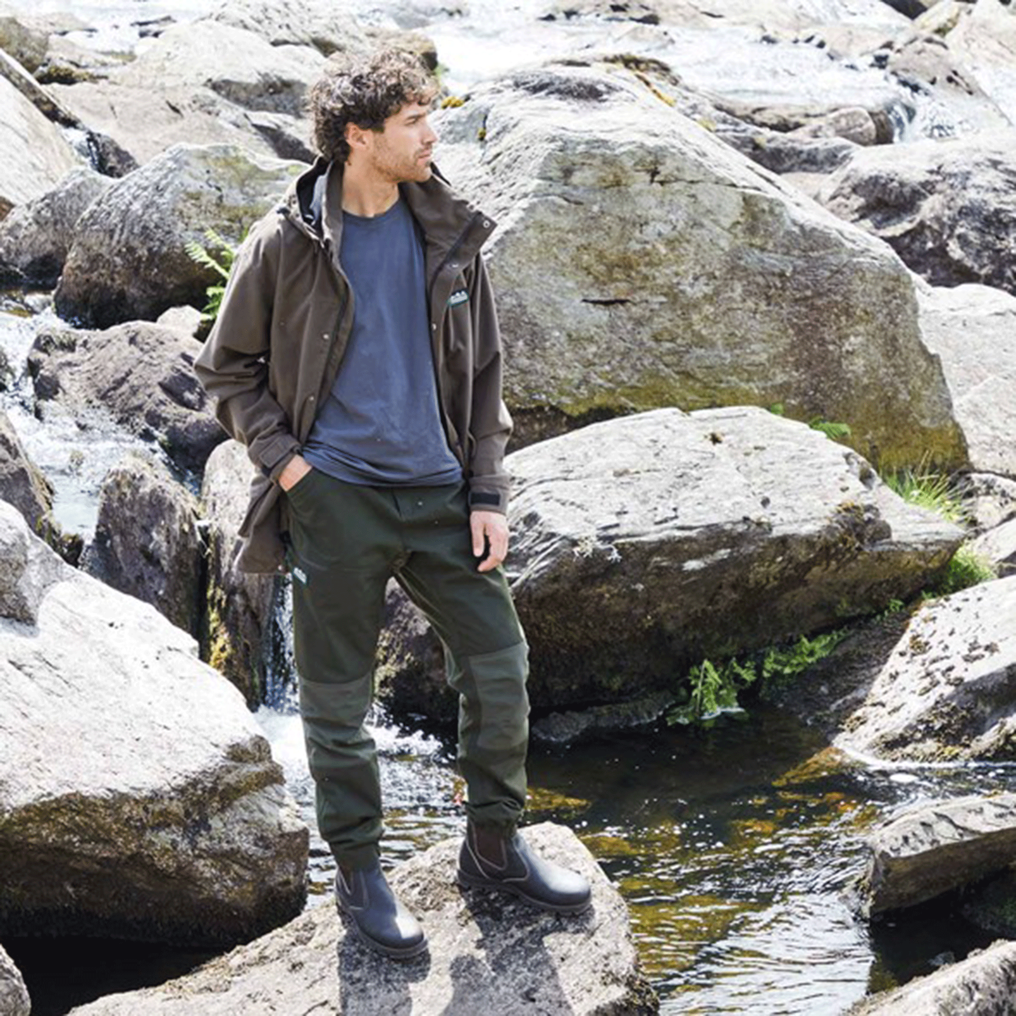 Ridgeline Men's Cambrian Trousers Deep Forest