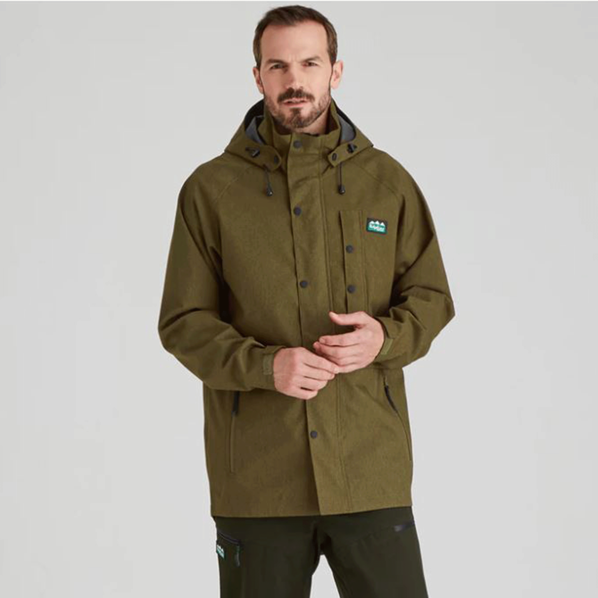 Ridgeline Men's Monsoon Light Jacket Teak