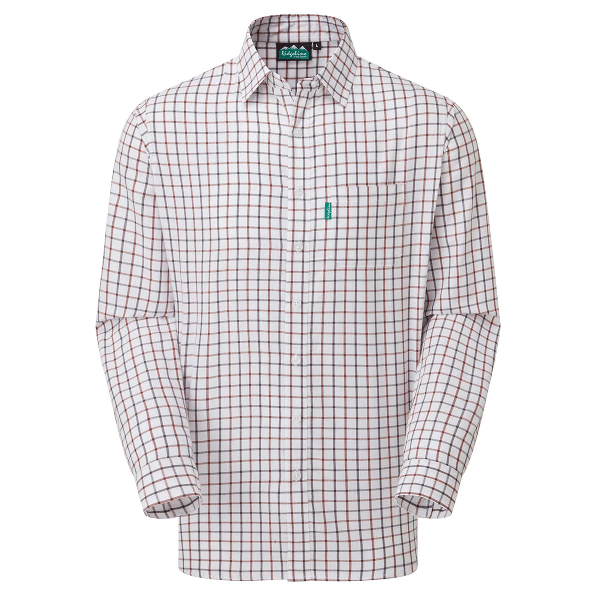 Ridgeline Men's Sedgebrook Shirt Shale-Deep Russet