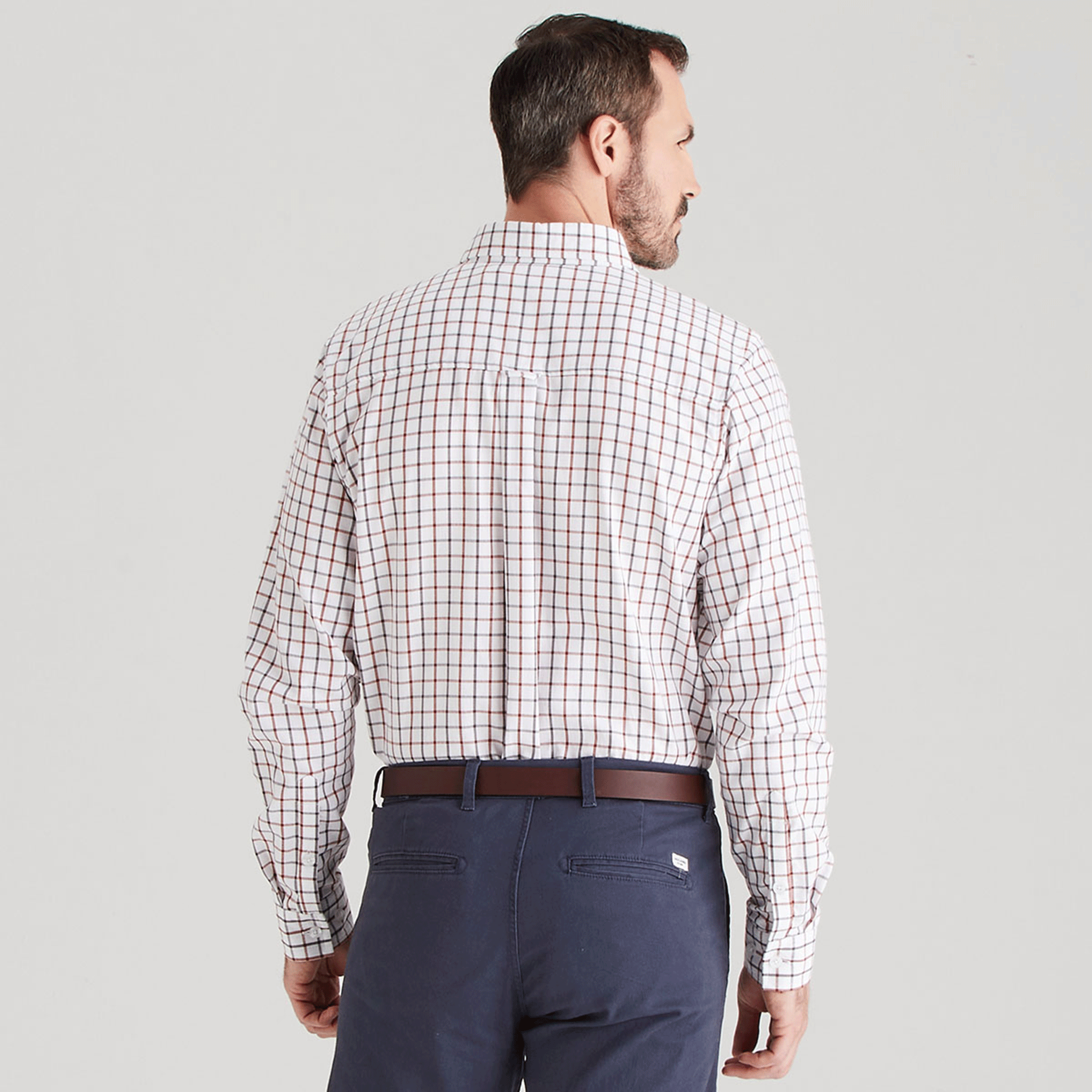 Ridgeline Men's Sedgebrook Shirt Shale-Deep Russet