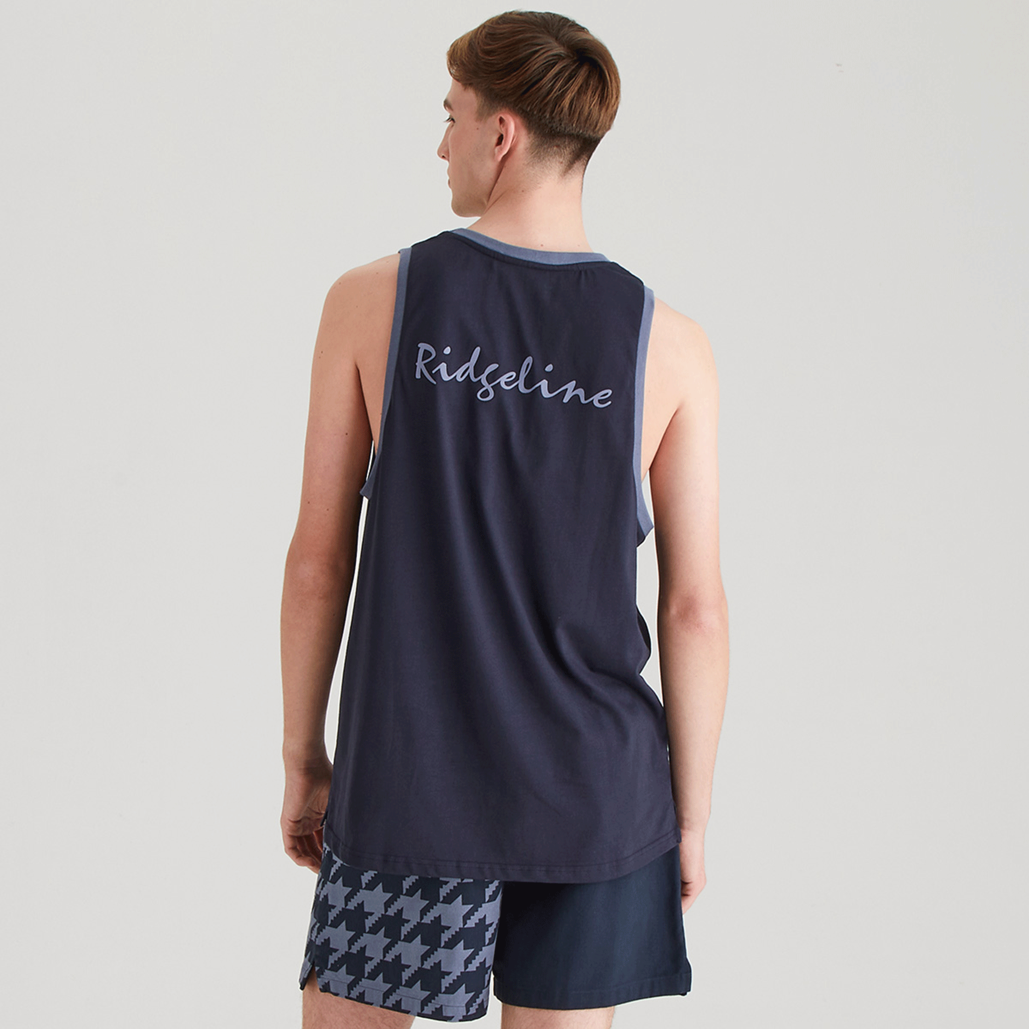 Ridgeline Men's Signature Singlet Top Navy