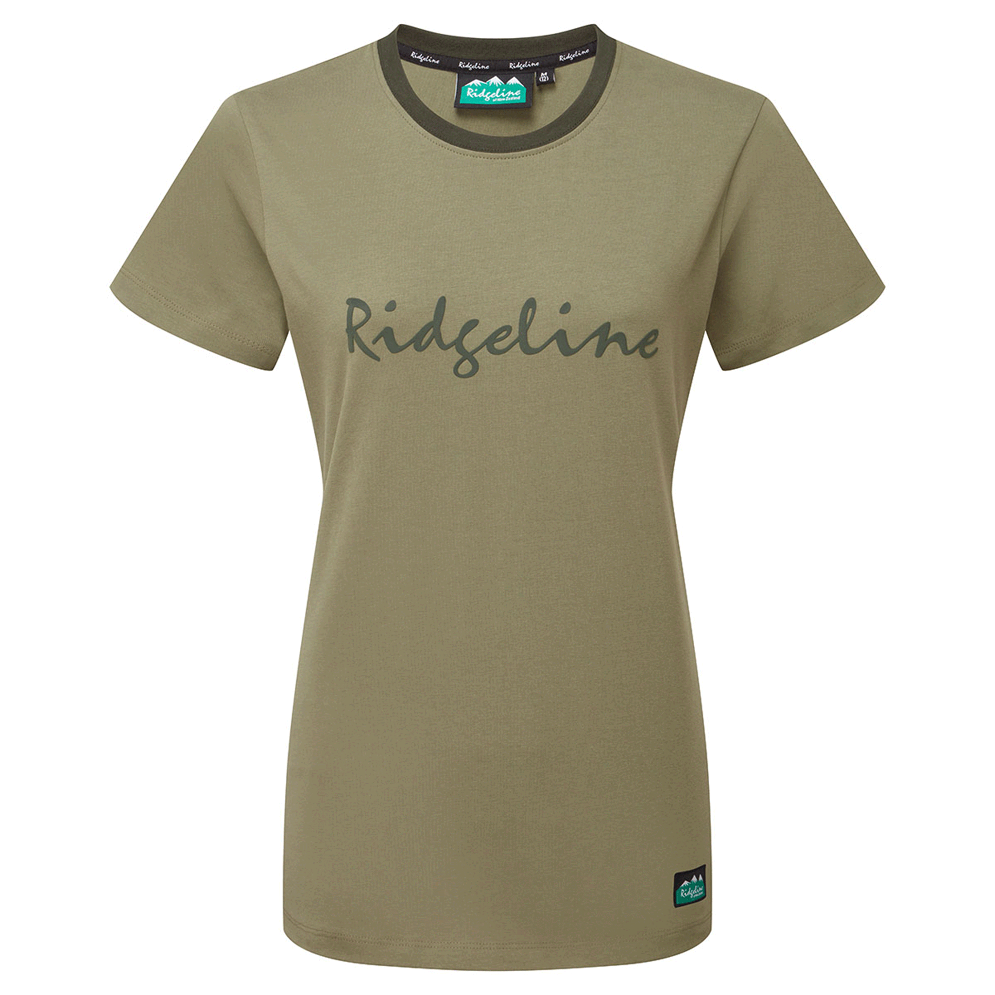 Ridgeline Women's Signature T-Shirt Khaki Green