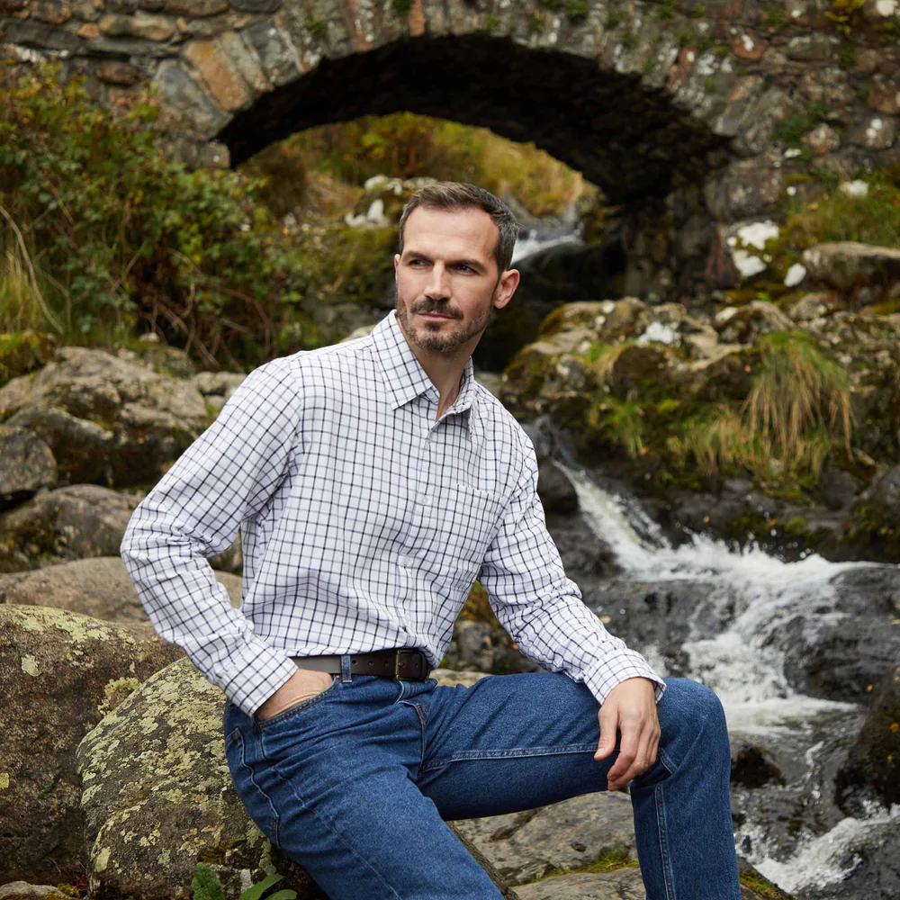 Ridgeline Men's Sedgebrook Shirt Deep Forest-Smokey Olive