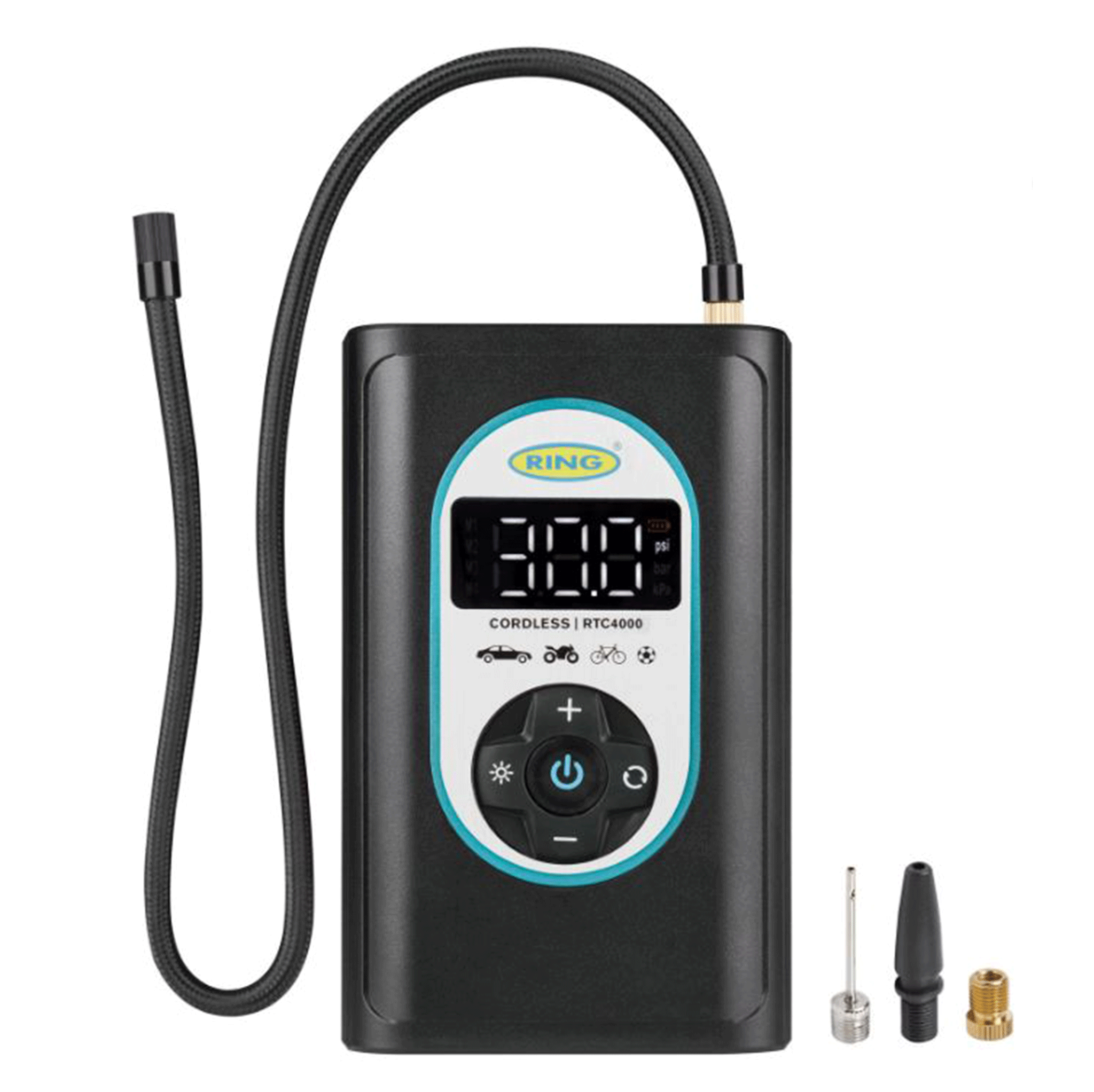 Ring Automotive Cordless Digital Rechargeable Tyre Inflator