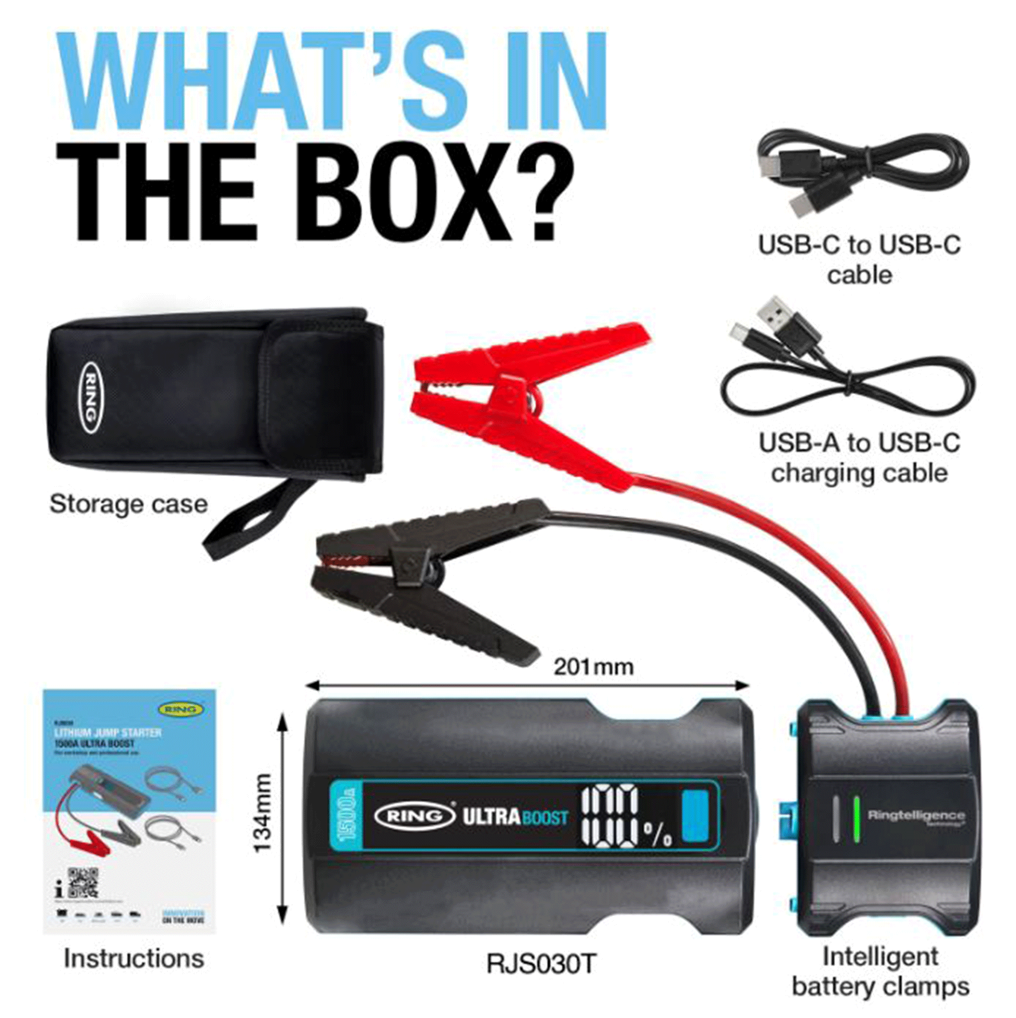 Ring Automotive Ultraboost 1500 Jump Starter