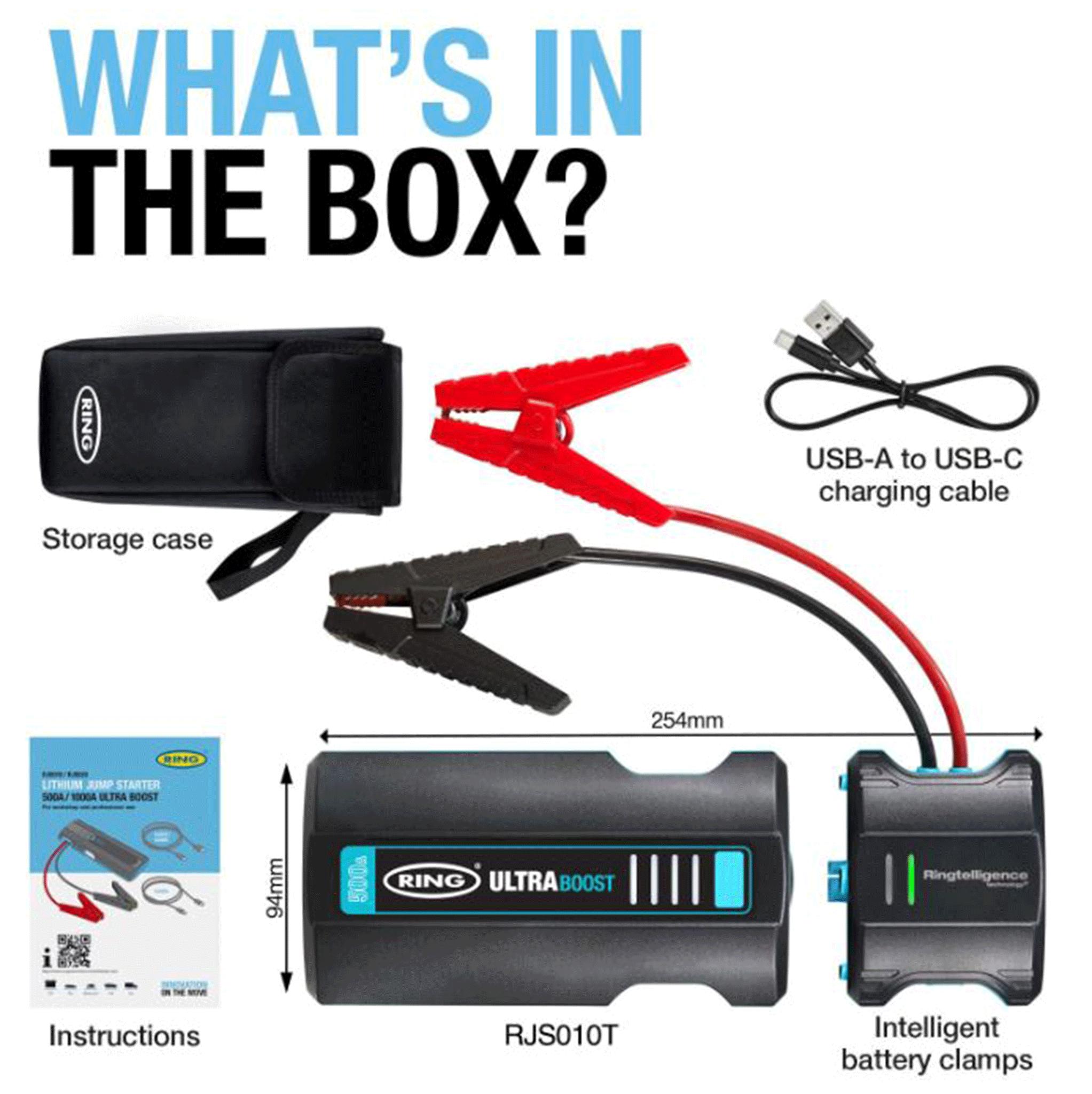 Ring Automotive Ultraboost 500 Jump Starter