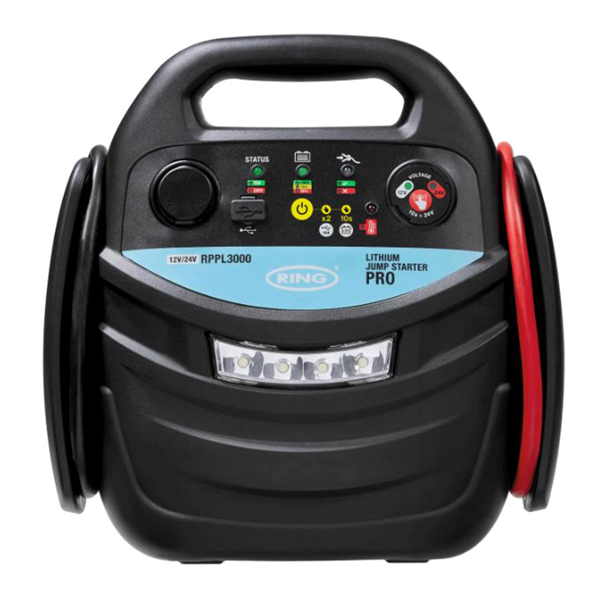 Ring Professional Jumpstart Pro 3000 Lithium Jump Starter 12/24V
