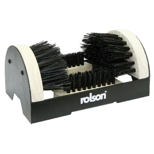 Rolson Black-White Boot &amp; Shoe Scrubber 1