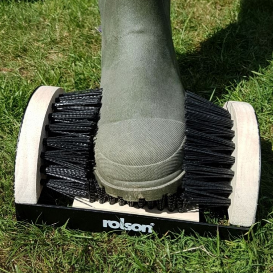 Rolson Black-White Boot &amp; Shoe Scrubber 2