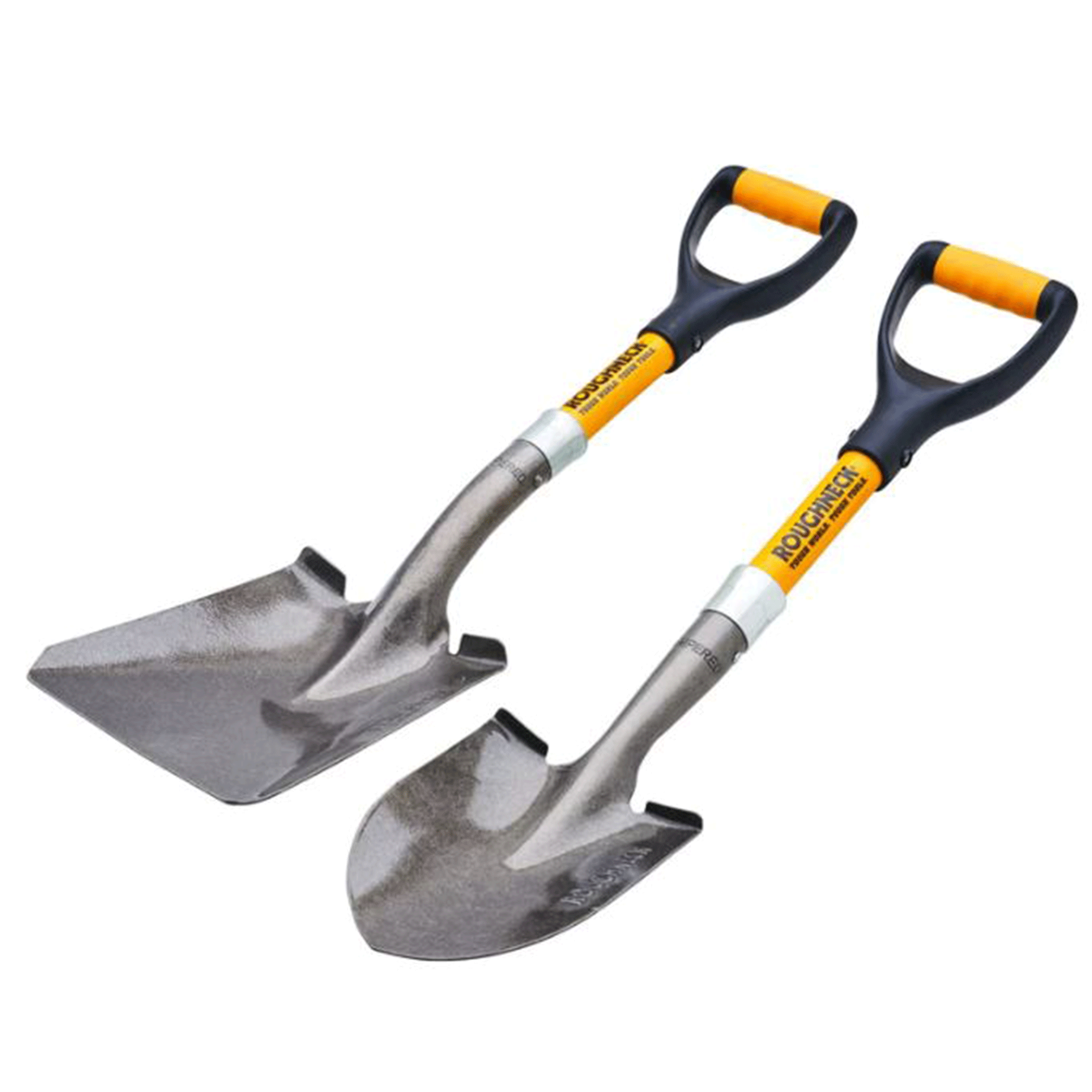Roughneck Bulk and Round Micro Shovel Twin Pack