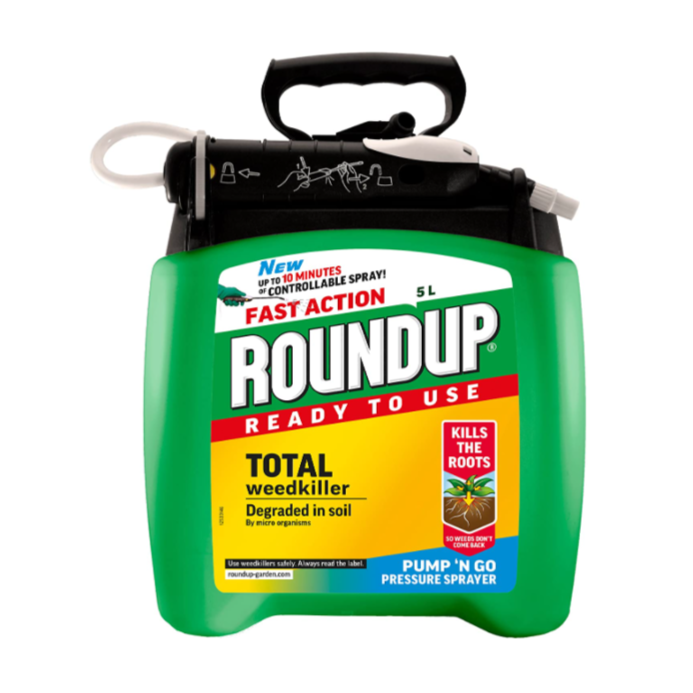 Roundup Ready to Use Pump N Go Total Weedkiller 5Ltr 1