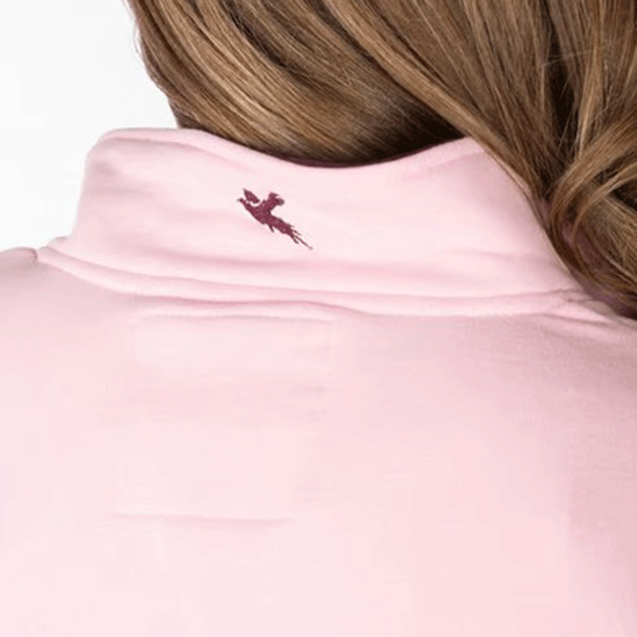 Rydale Byland Ladies Quarter Zip Sweatshirt Berry-White-Sorbet