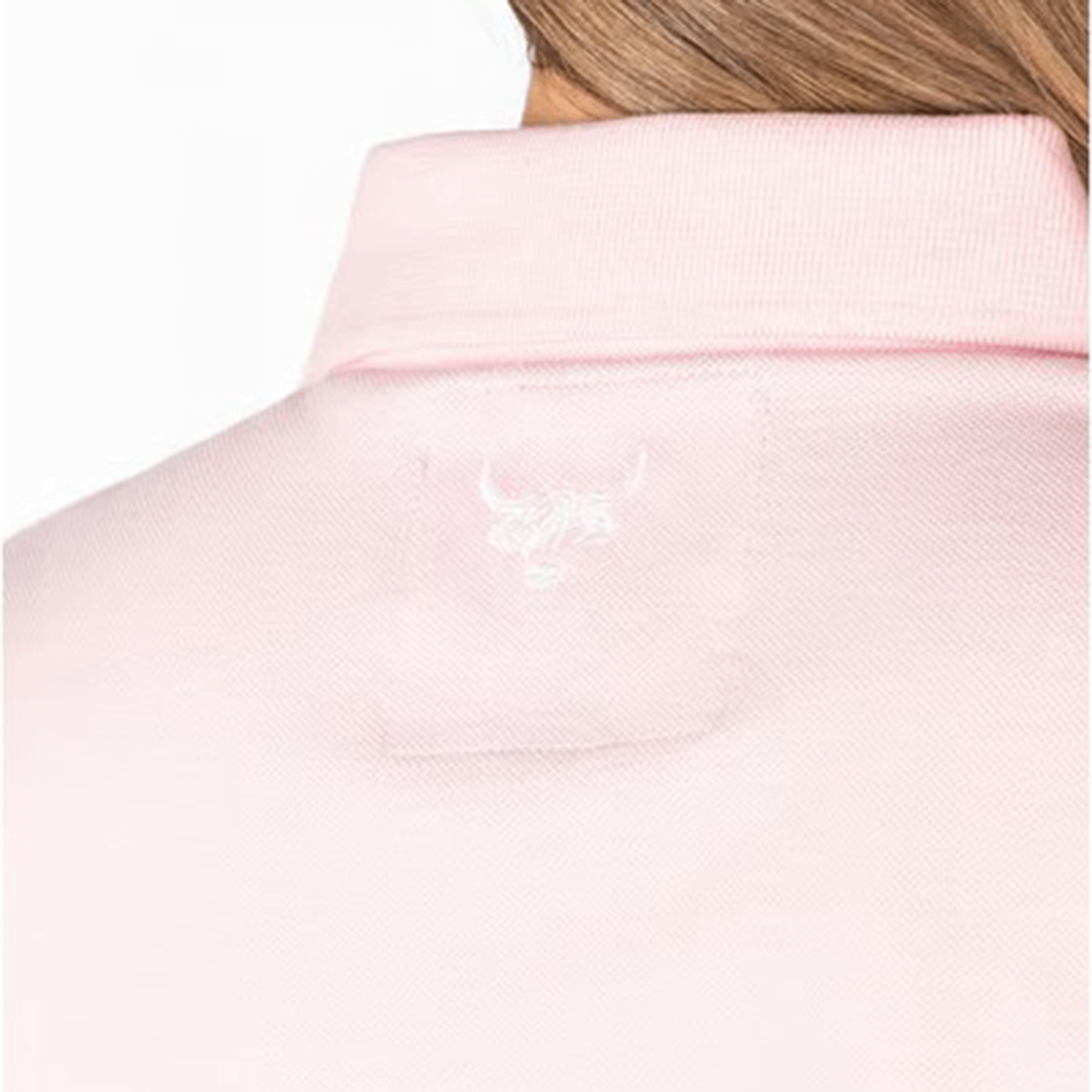 Rydale Byland Ladies Polo Shirt Cow Sorbet-White-Olive
