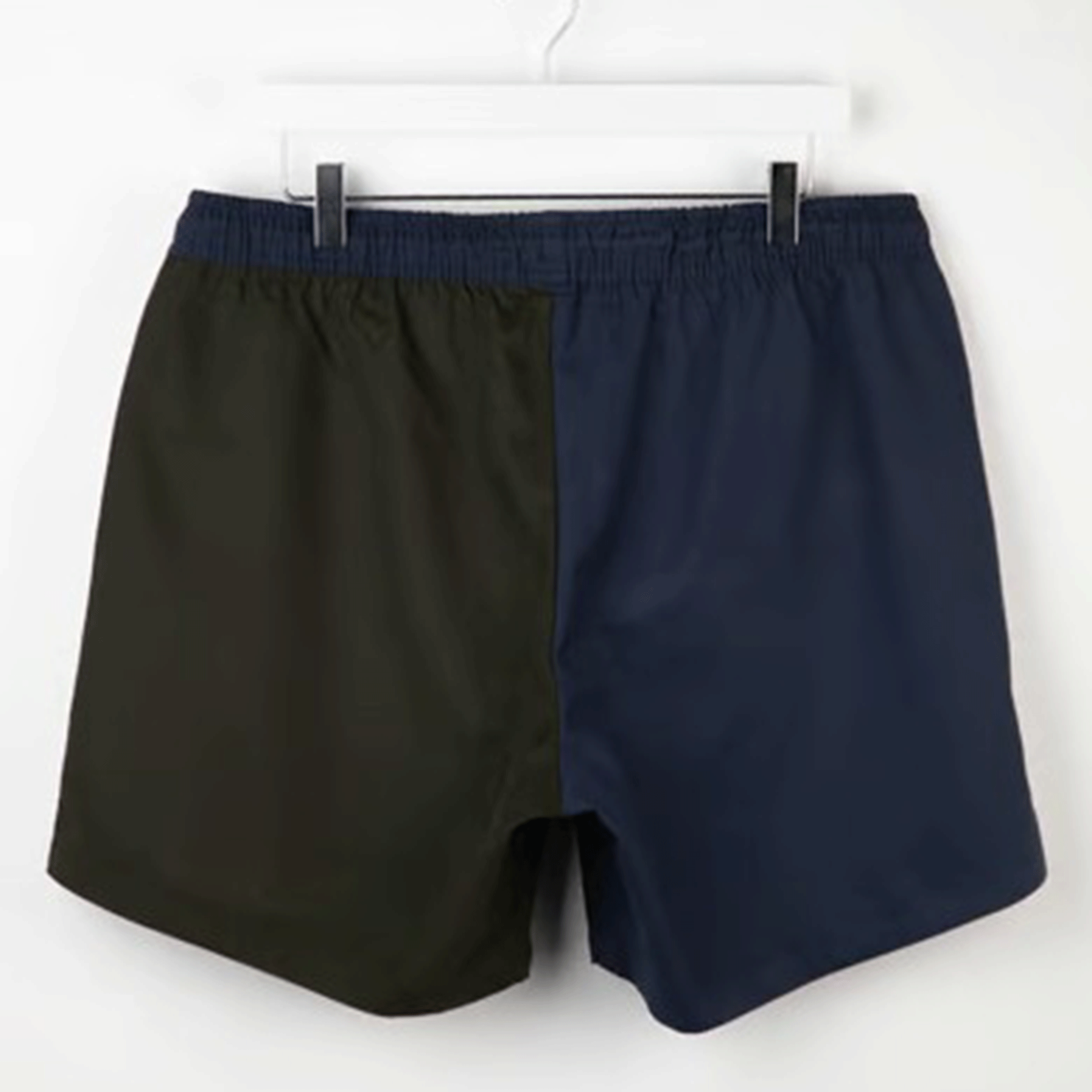 Rydale Fordon Men's Quartered Cotton Rugby Shorts Navy-Olive