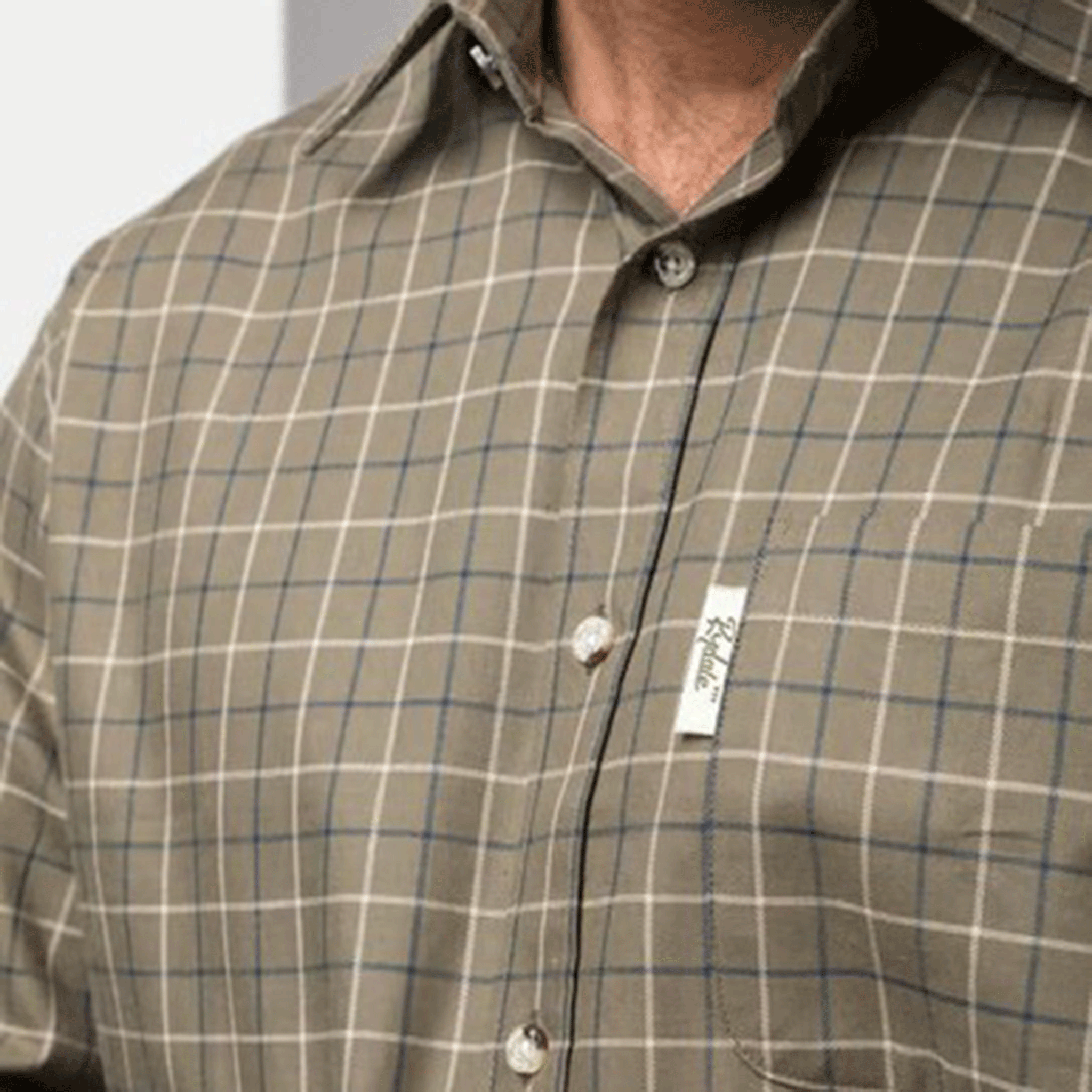 Rydale Gransmoor Men's Country Check Shirt Olive