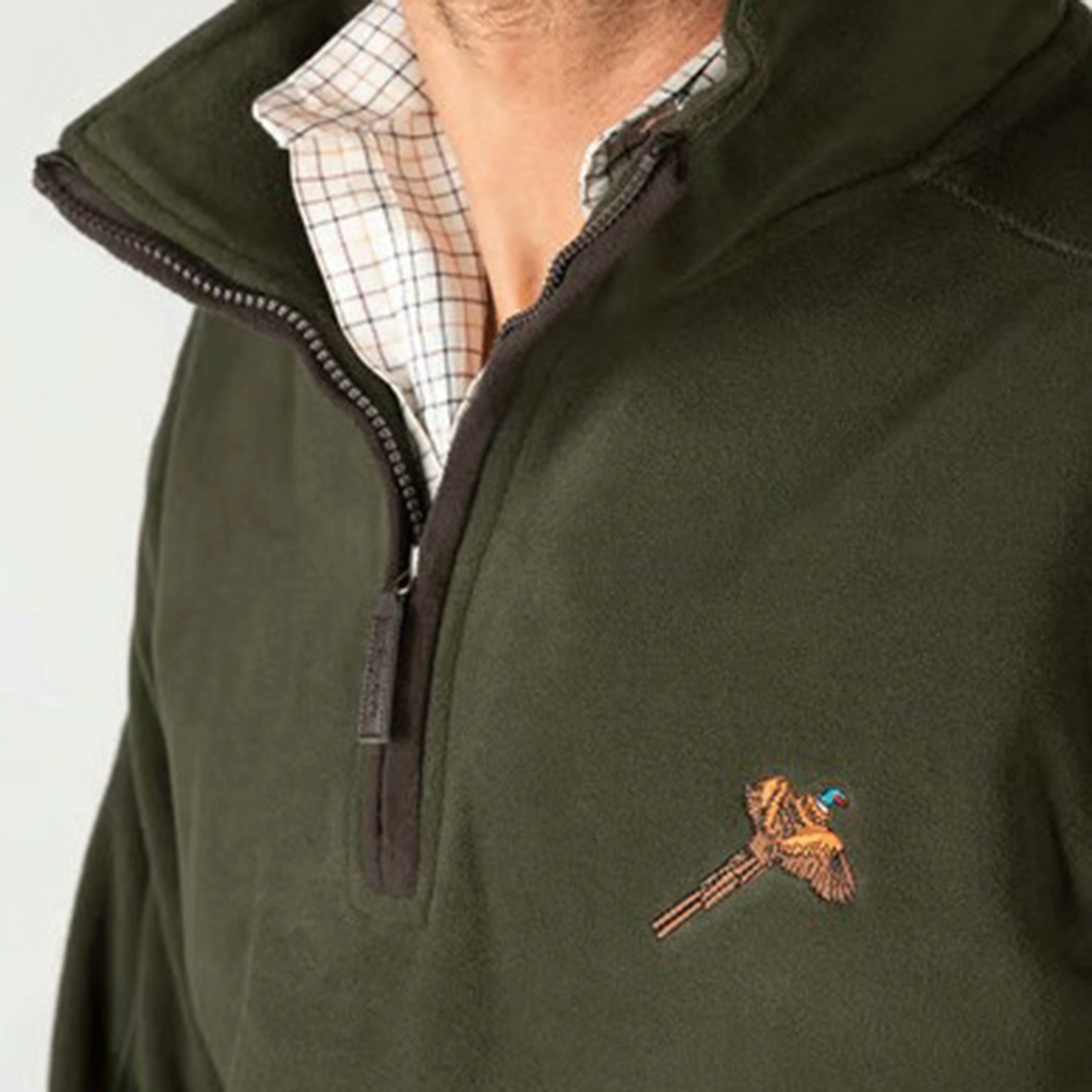 Rydale Gransmoor Men's Half Zip Fleece Olive