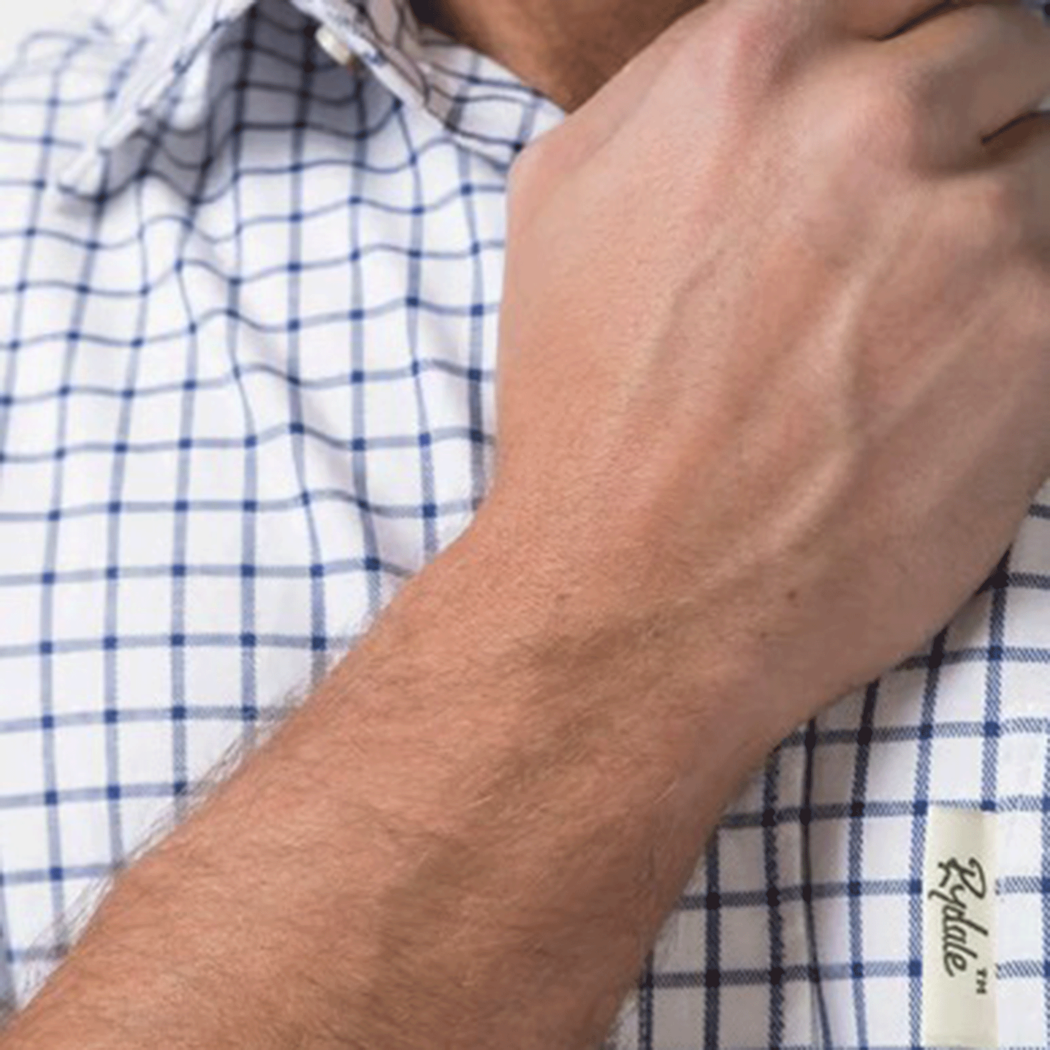 Rydale Men's Check Shirt Richmond Navy-White