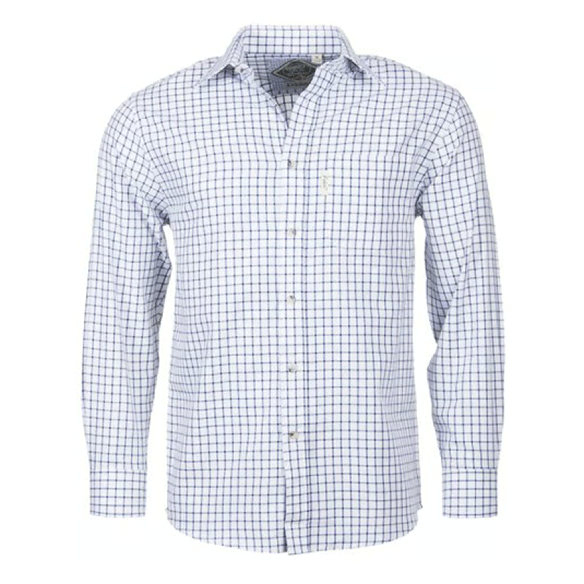 Rydale Men's Check Shirt Richmond Navy-White