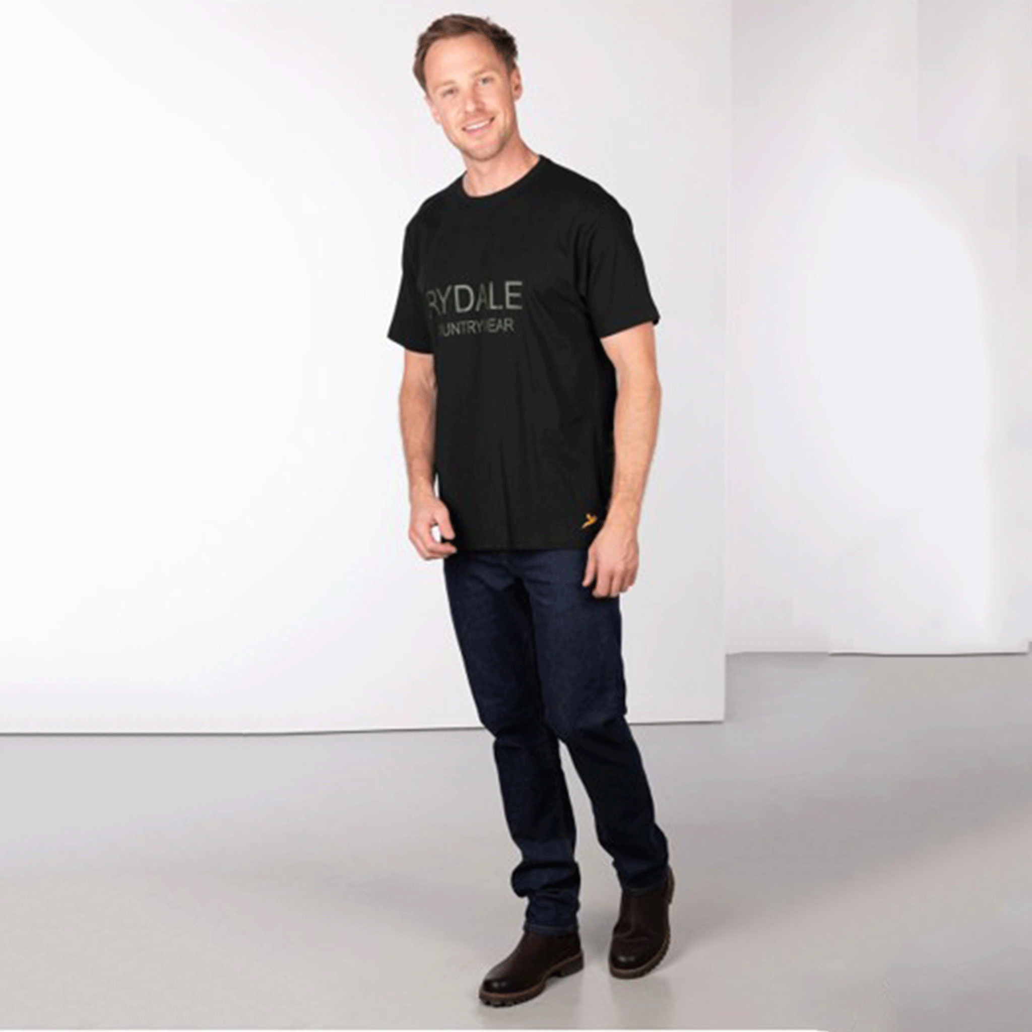 Rydale Men's T-Shirt Fordon Black