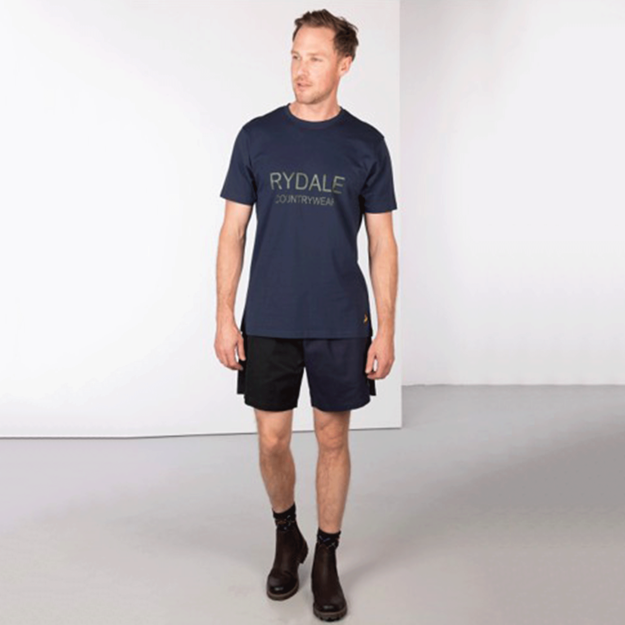 Rydale Men's T-Shirt Fordon Navy