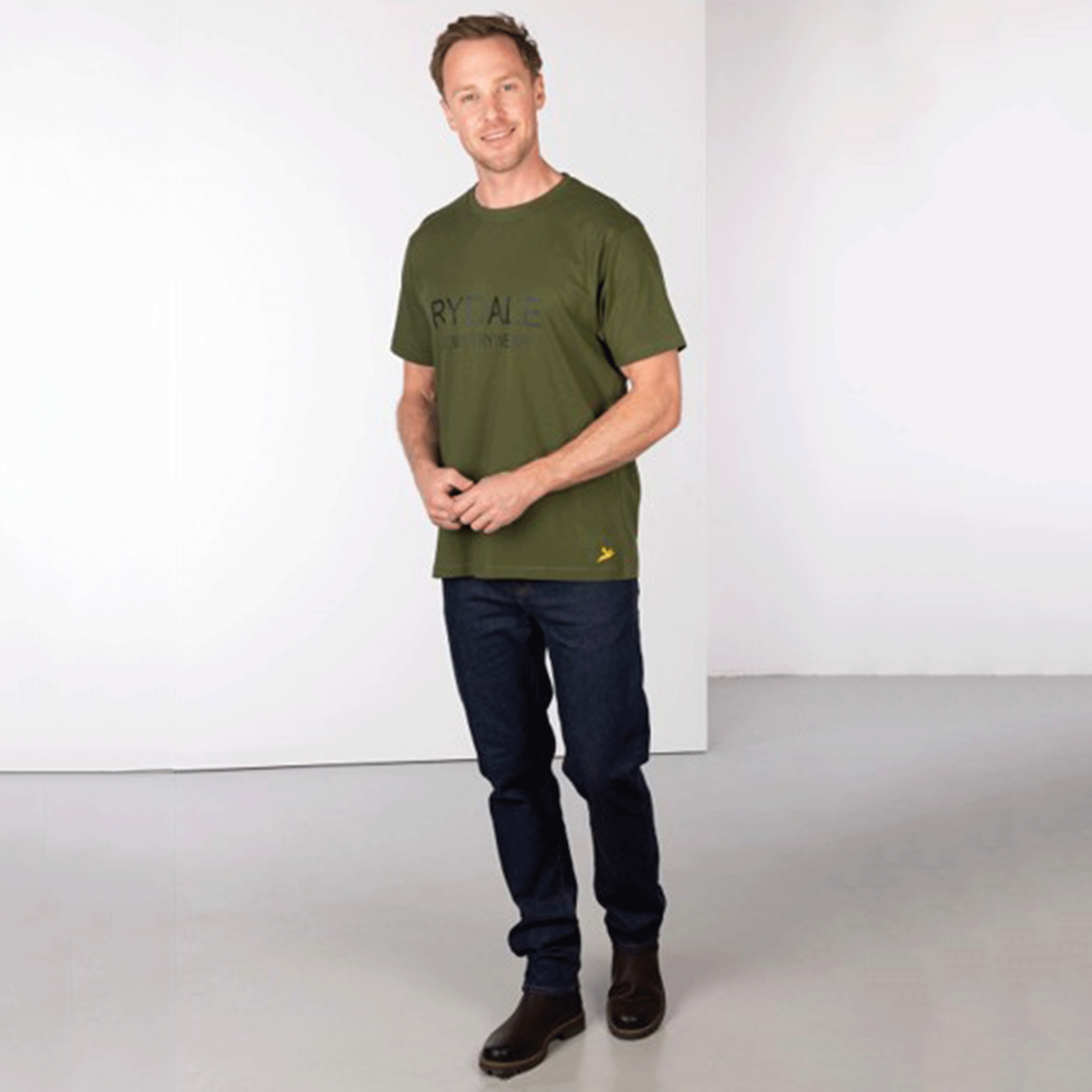 Rydale Men's T-Shirt Fordon Olive
