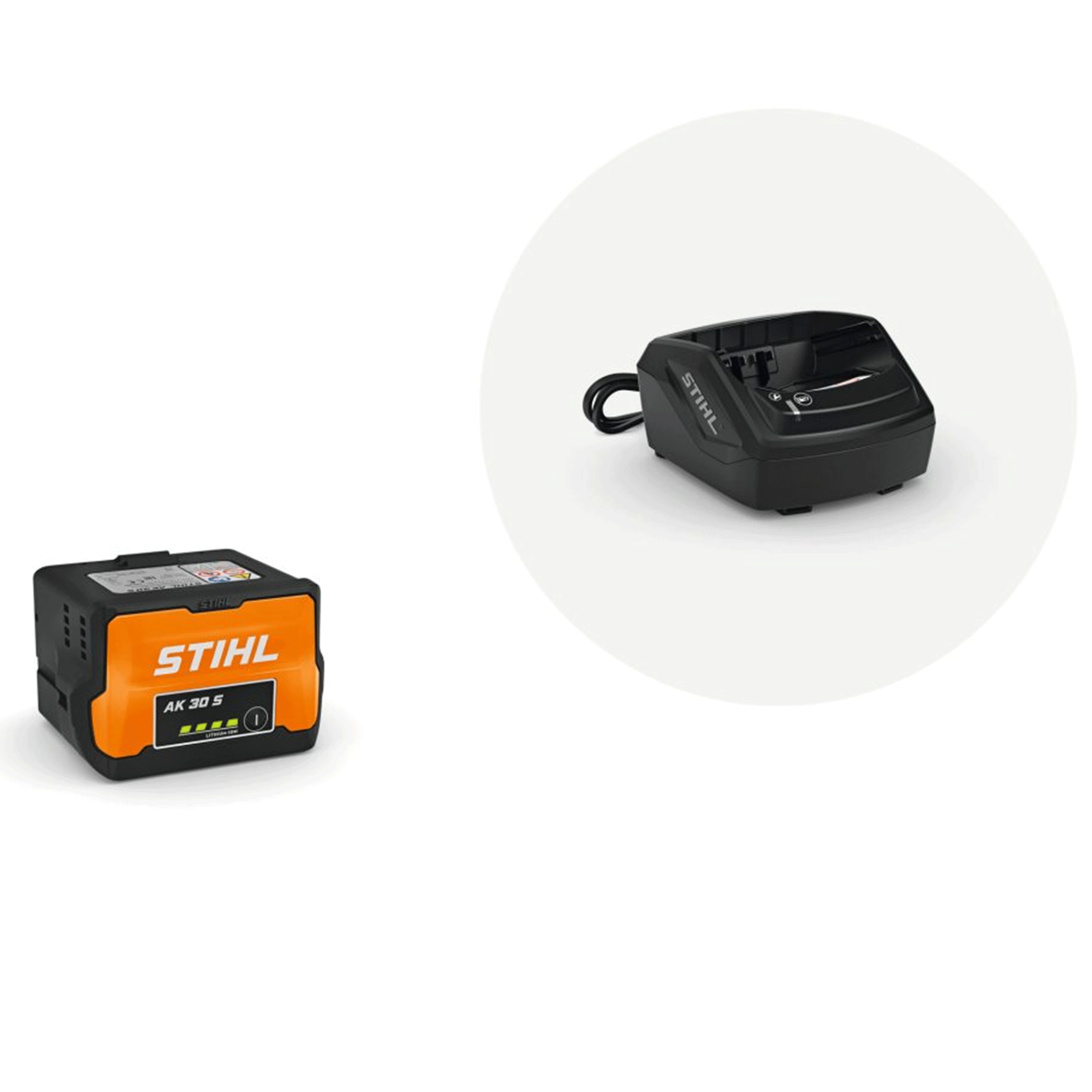 STIHL AK 30 S Battery &amp; AL 101 Charger Starter Set
