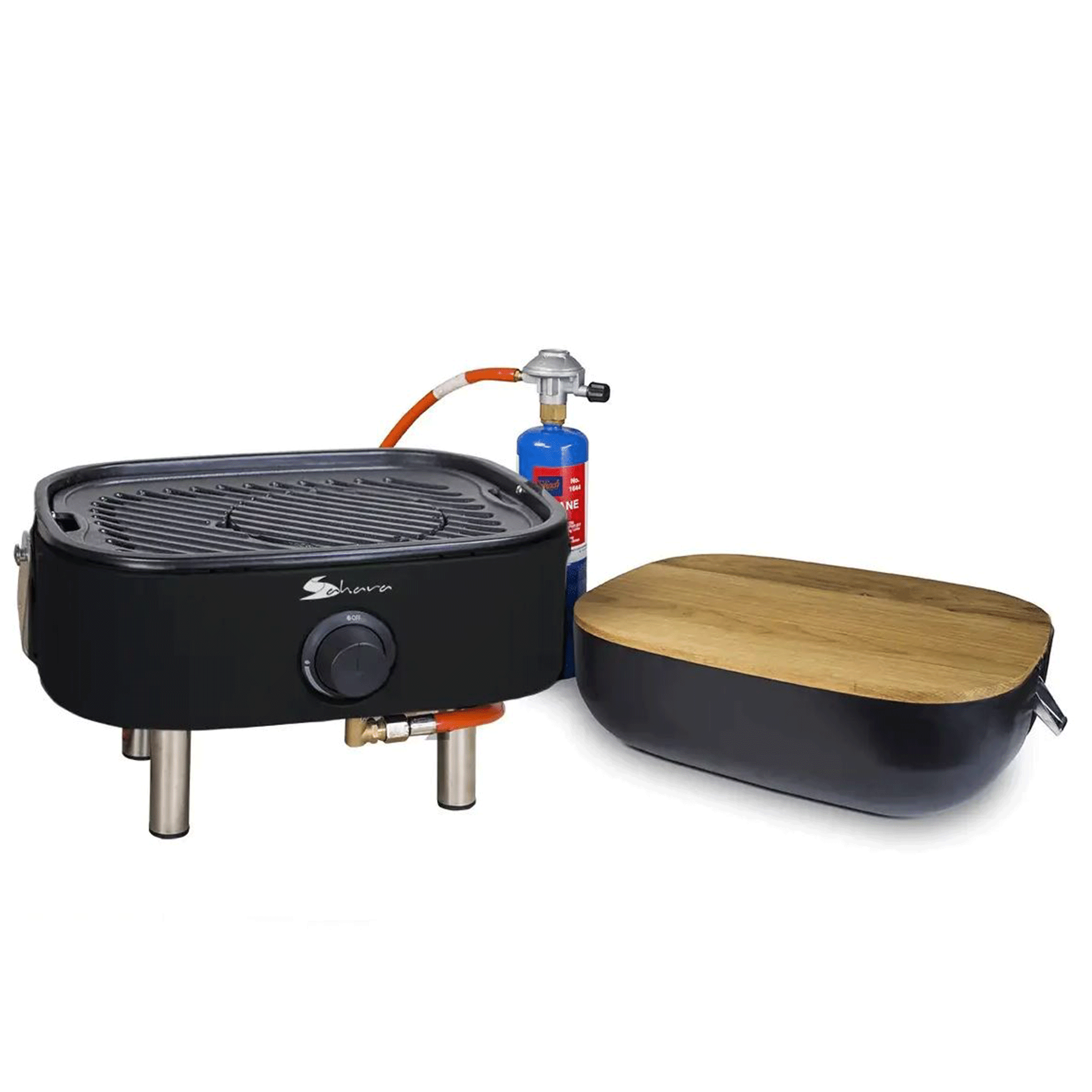 Sahara Mini Portable Gas BBQ Black