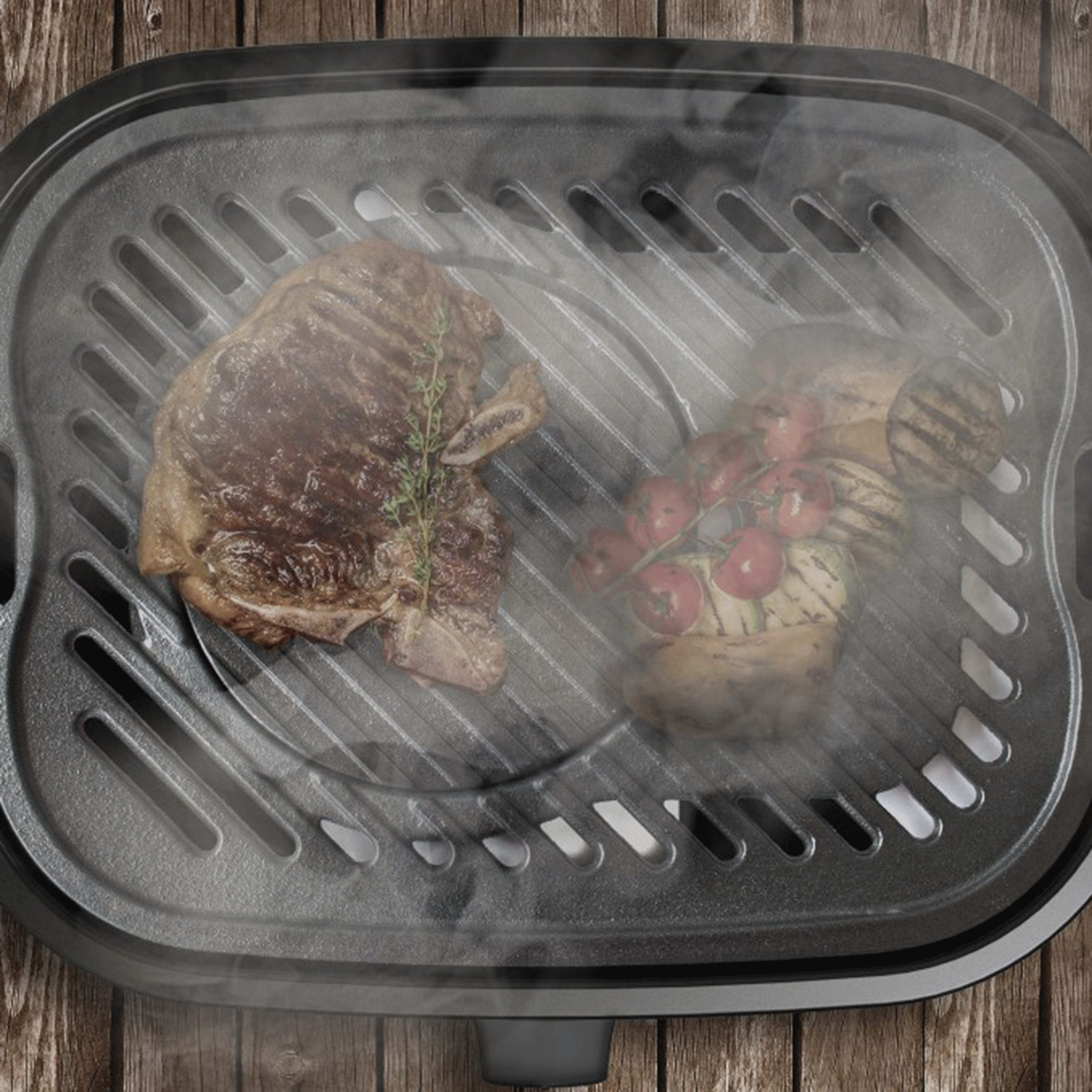 Sahara Mini Portable Gas BBQ Red