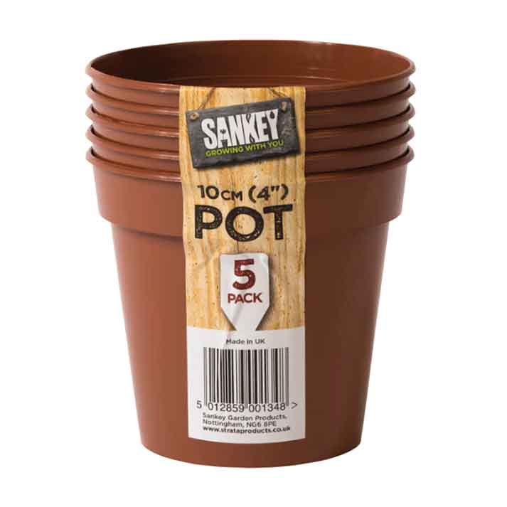 Sankey Plastic Grow Pots Terracotta