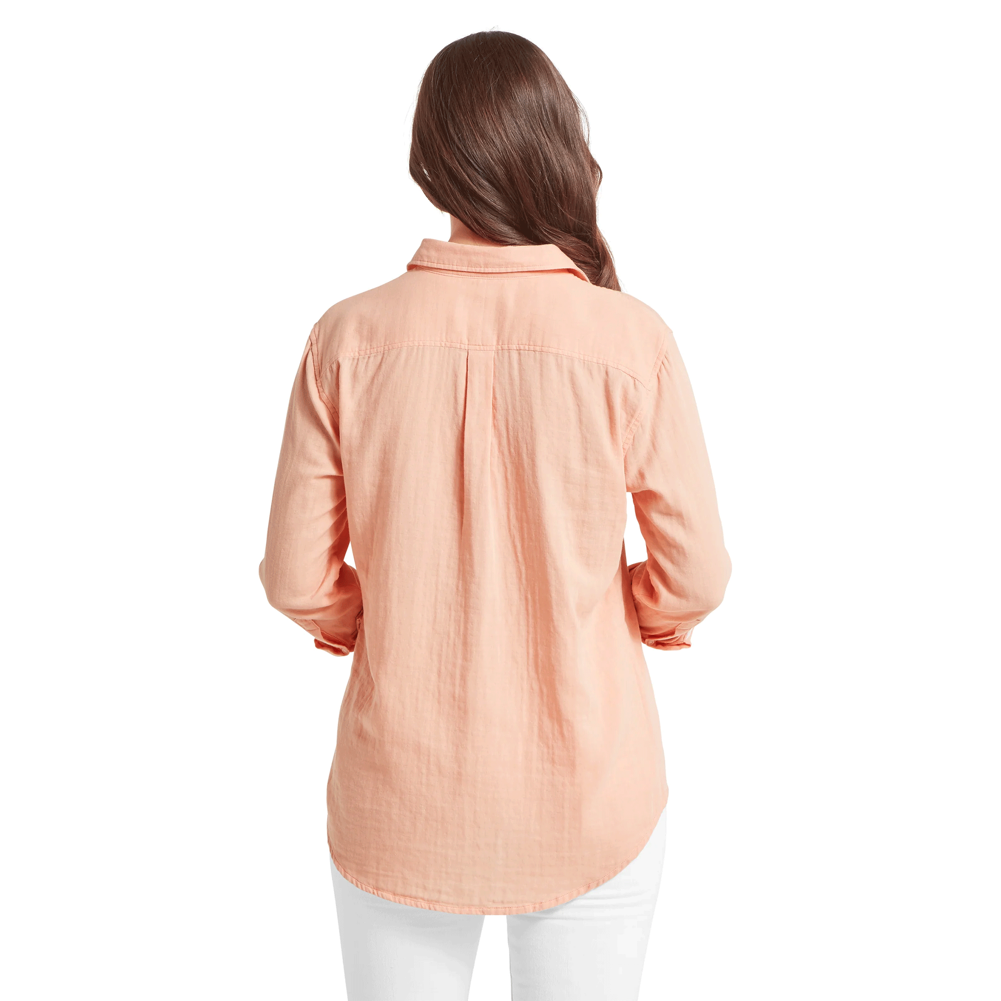 Schoffel Ashdon Shirt in Coral Peach