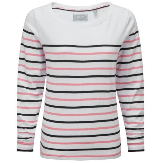 Schoffel Beauport Ladies Cotton Top White-Navy-Flamingo 1.JPG