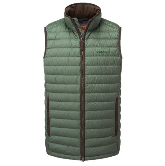 Schoffel Bowden Down Gilet Pine Green 1