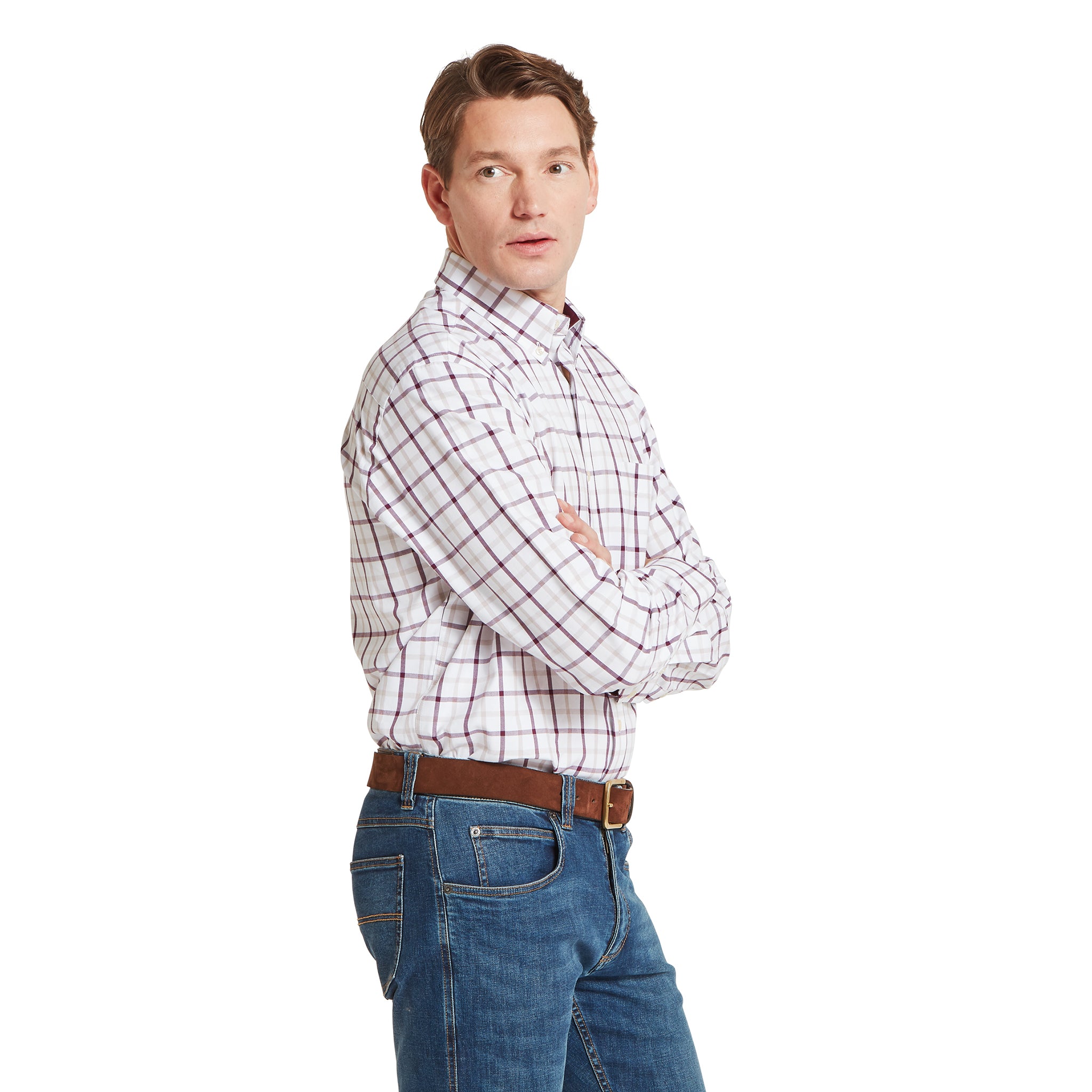 Schöffel Brancaster Classic Shirt Beetroot Check