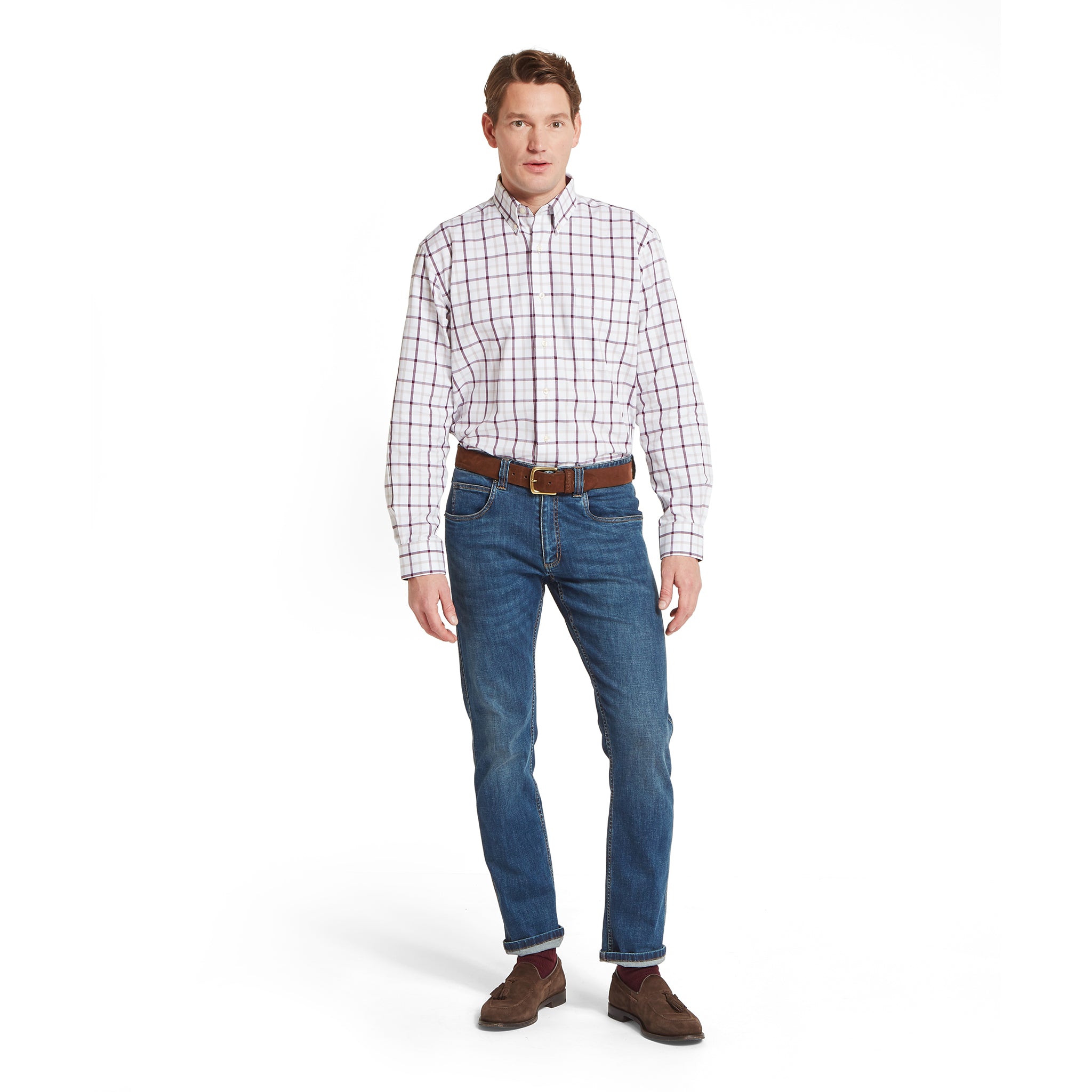 Schöffel Brancaster Classic Shirt Beetroot Check