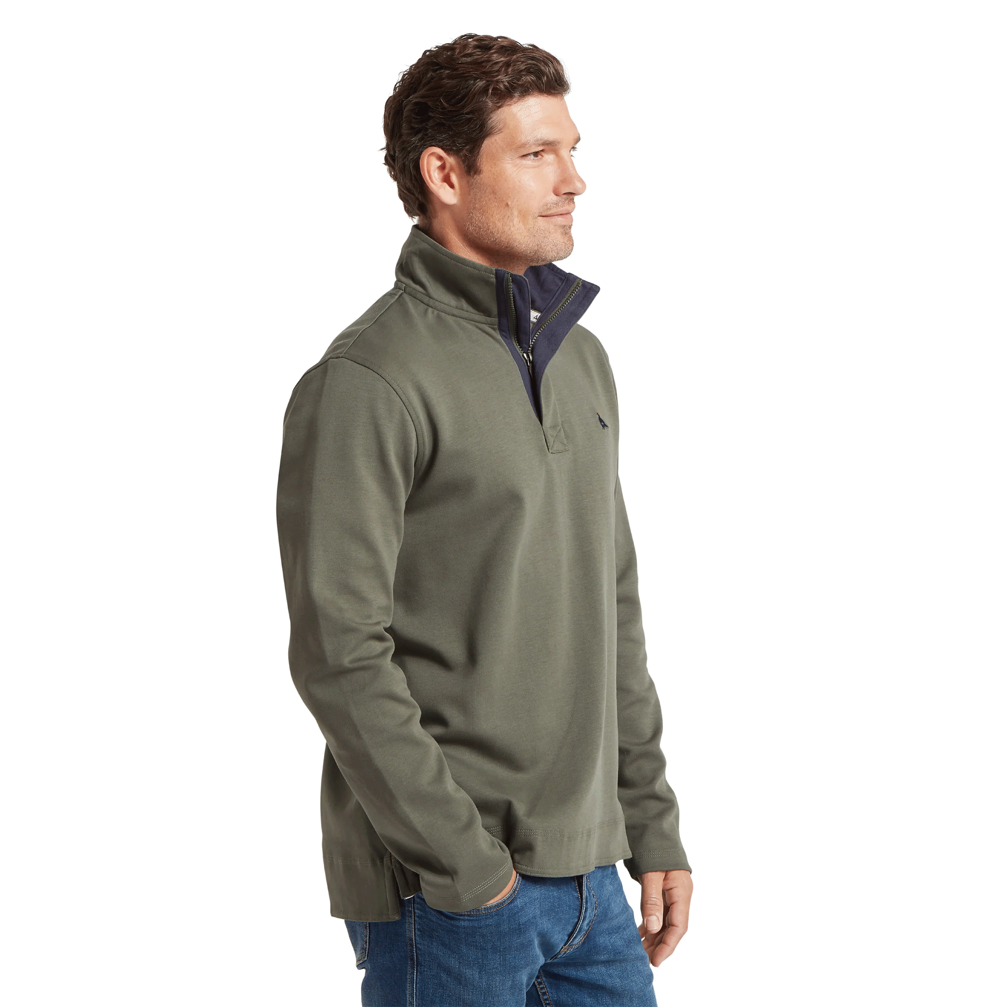Schoffel Branscombe Cove Sweatshirt in Beetle Green