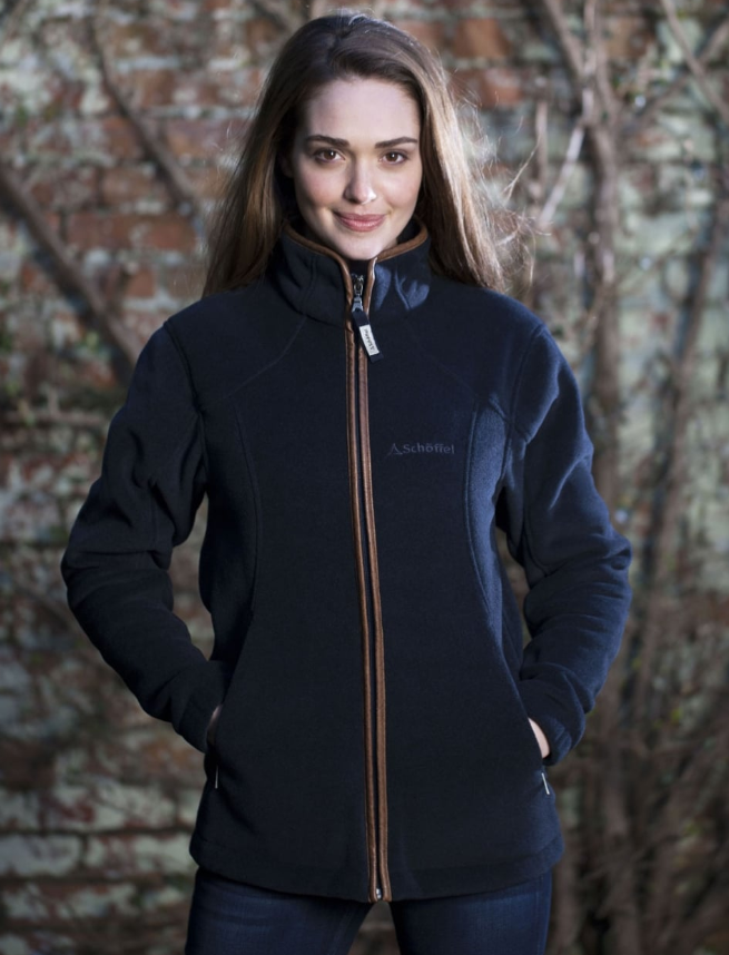 Schoffel Burley Ladies Fleece Jacket Navy - Main Image