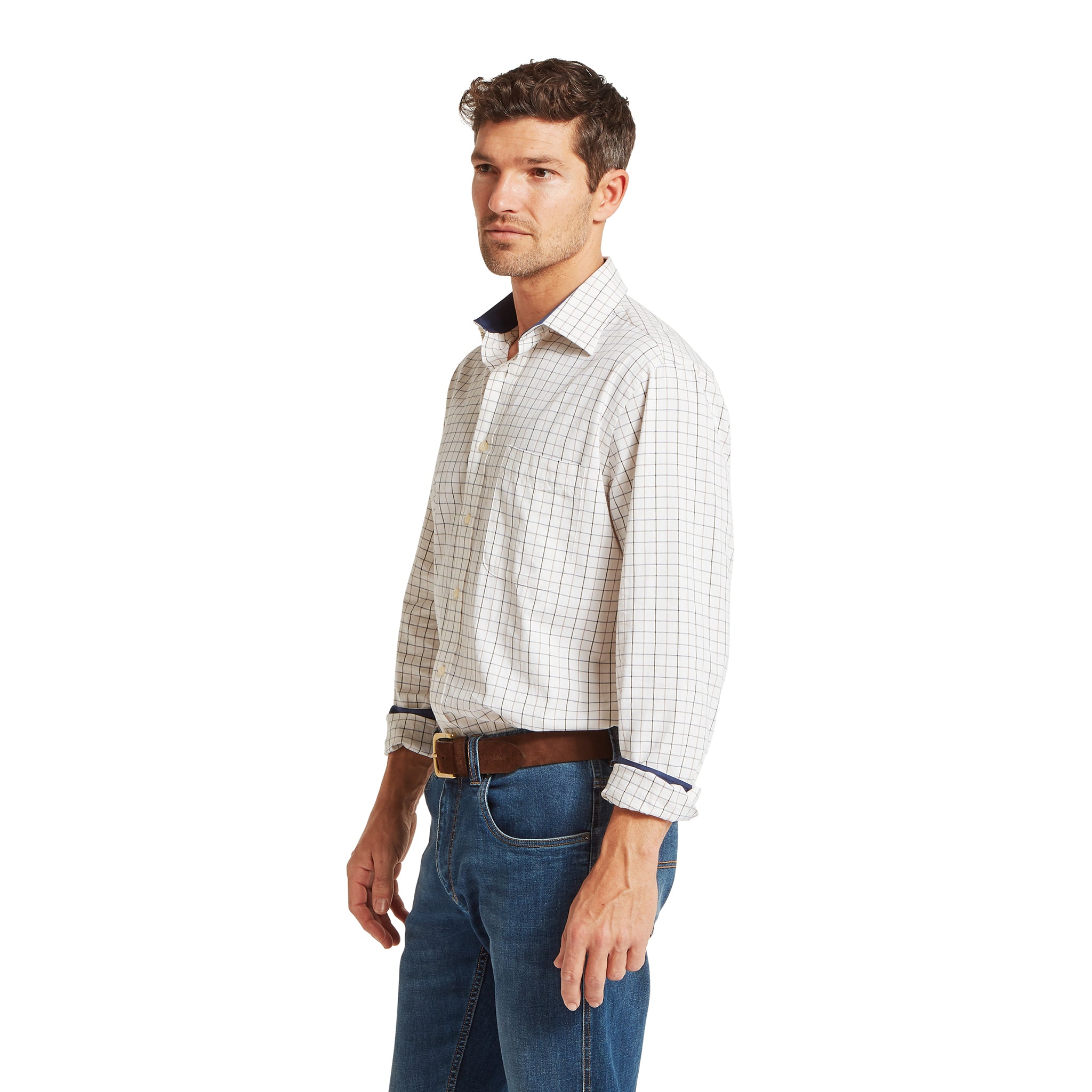 Schöffel Burnham Tattersall Classic Shirt Blueberry