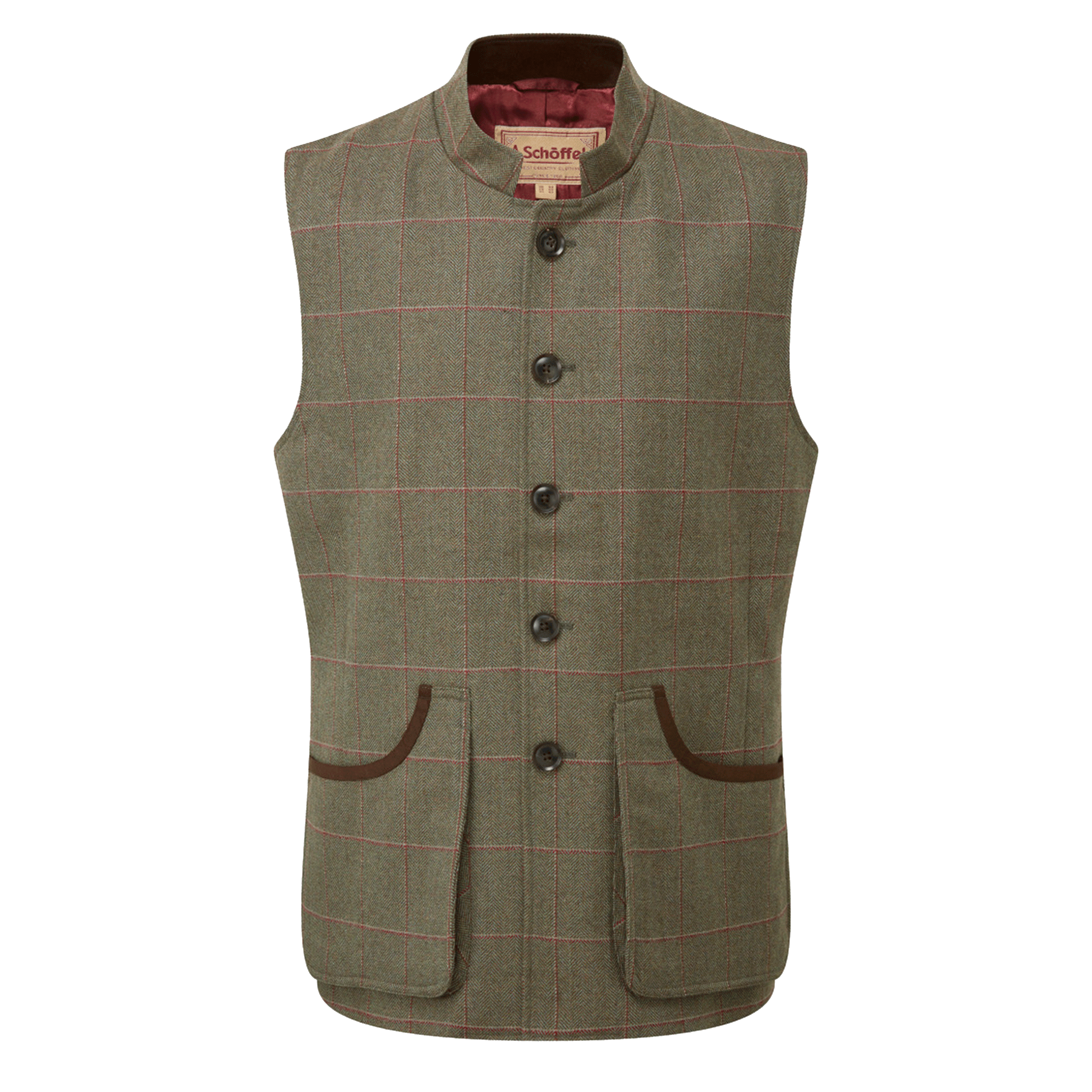 Schöffel Country Men’s Holcot Lambswool Tweed Waistcoat – Lochlane Tweed