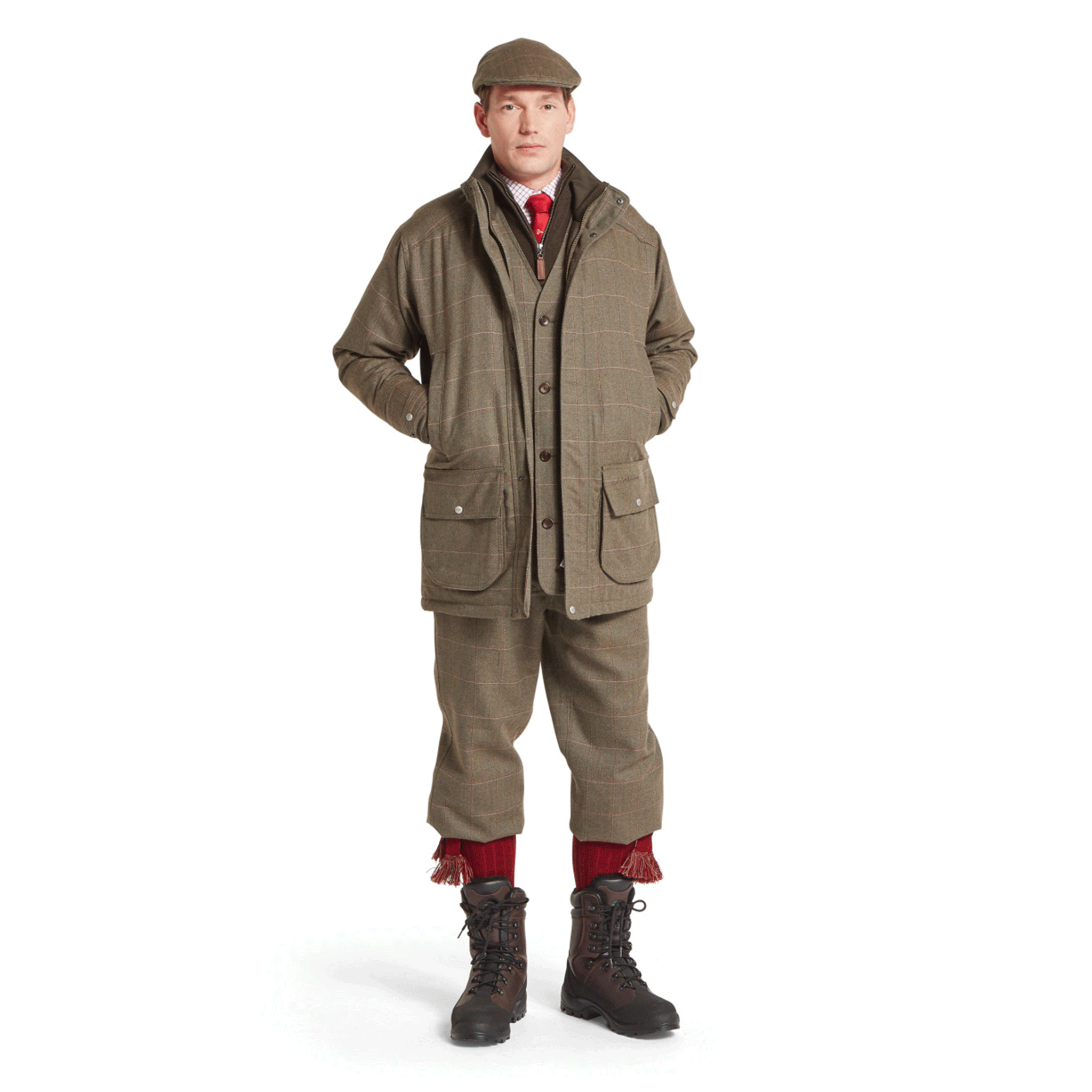 Schöffel Country Men’s Ptarmigan GORE-TEX Tweed Classic Coat