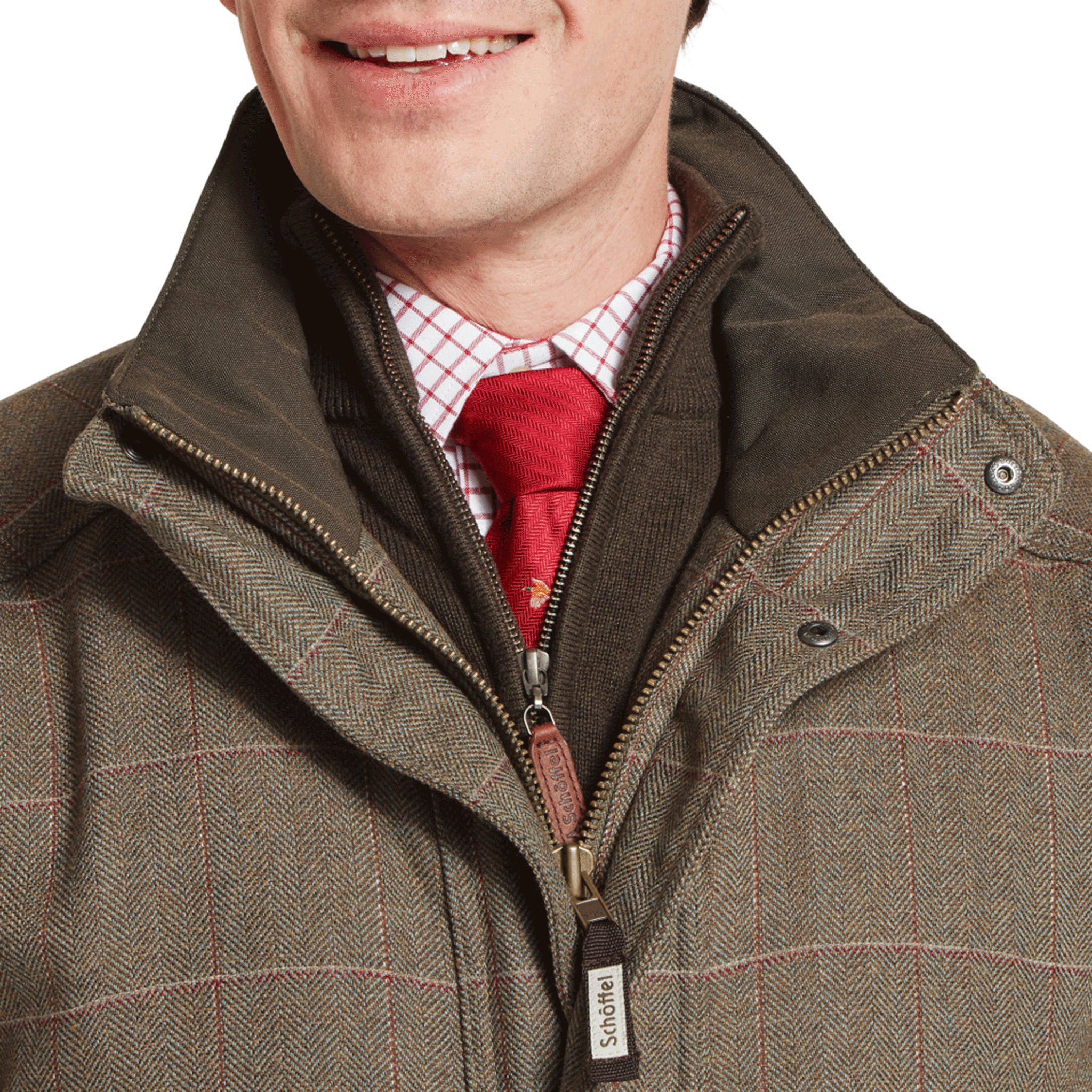 Schöffel Country Men’s Ptarmigan GORE-TEX Tweed Classic Coat