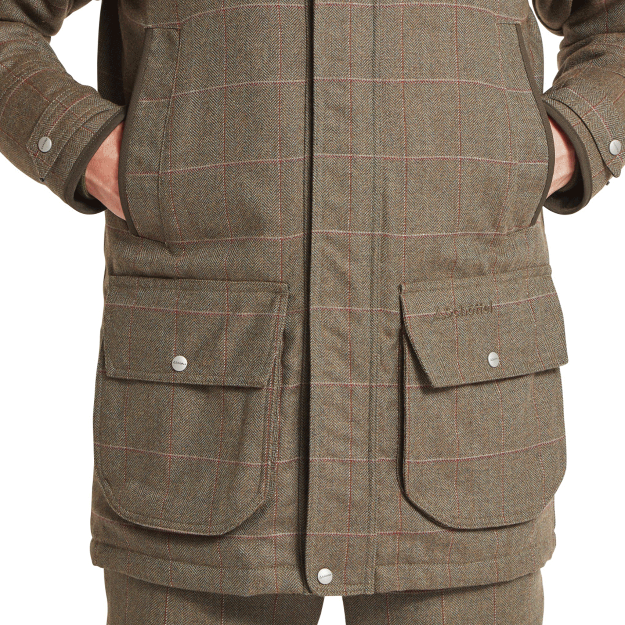 Schöffel Country Men’s Ptarmigan GORE-TEX Tweed Classic Coat