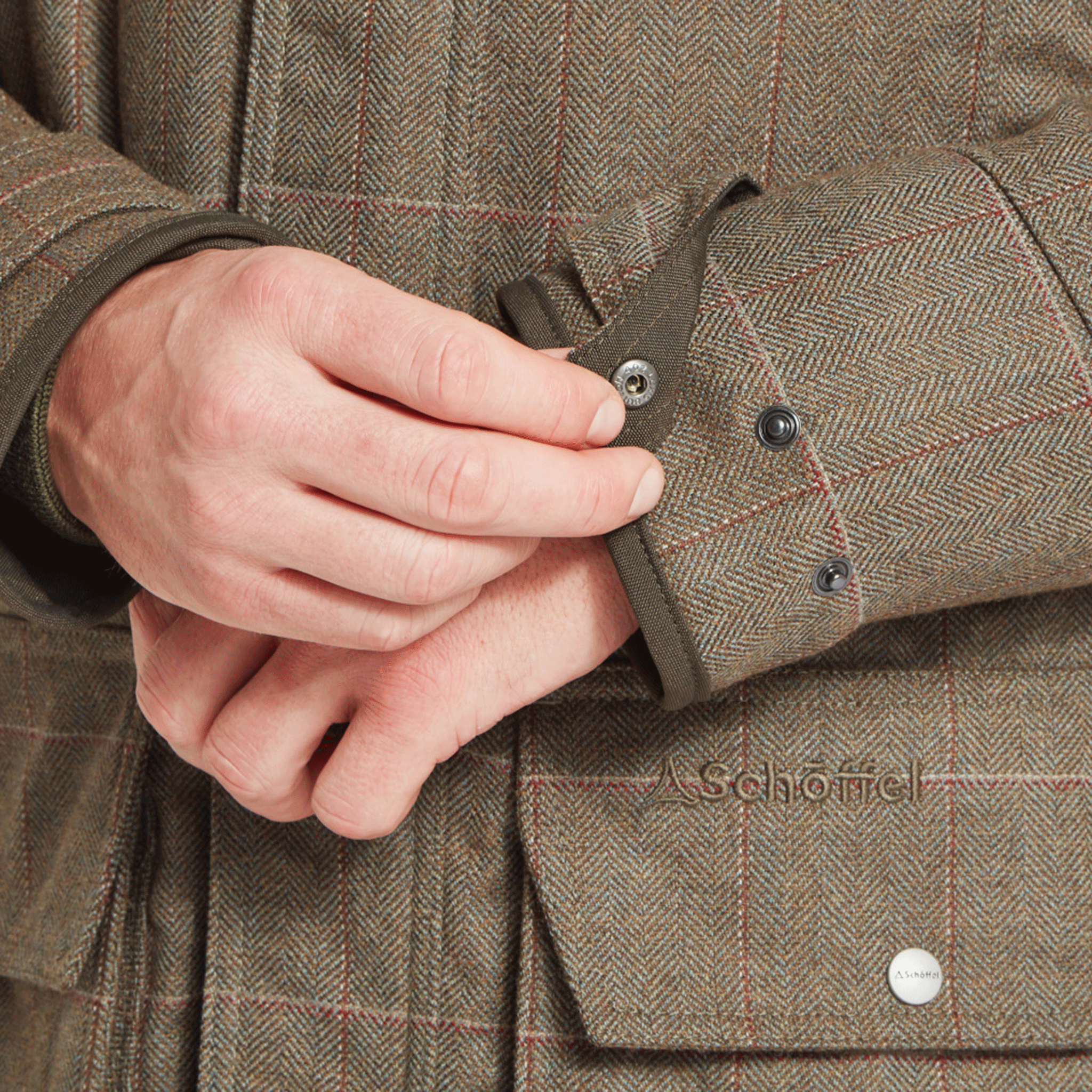 Schöffel Country Men’s Ptarmigan GORE-TEX Tweed Classic Coat