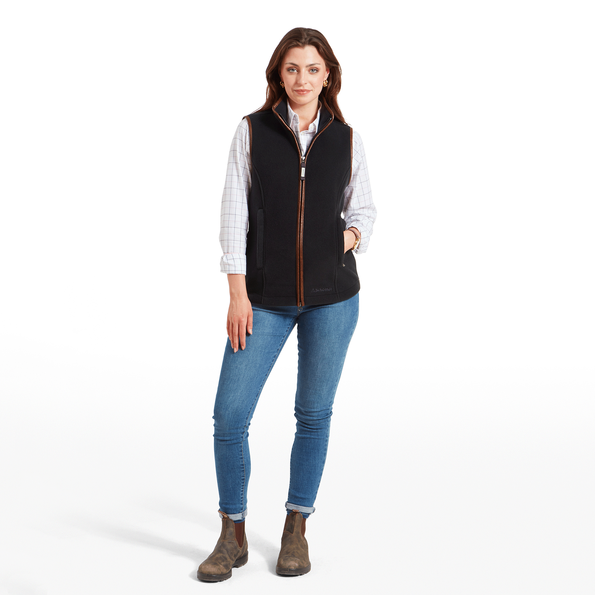Schoffel Lyndon II Ladies Fleece Gilet Gunmetal