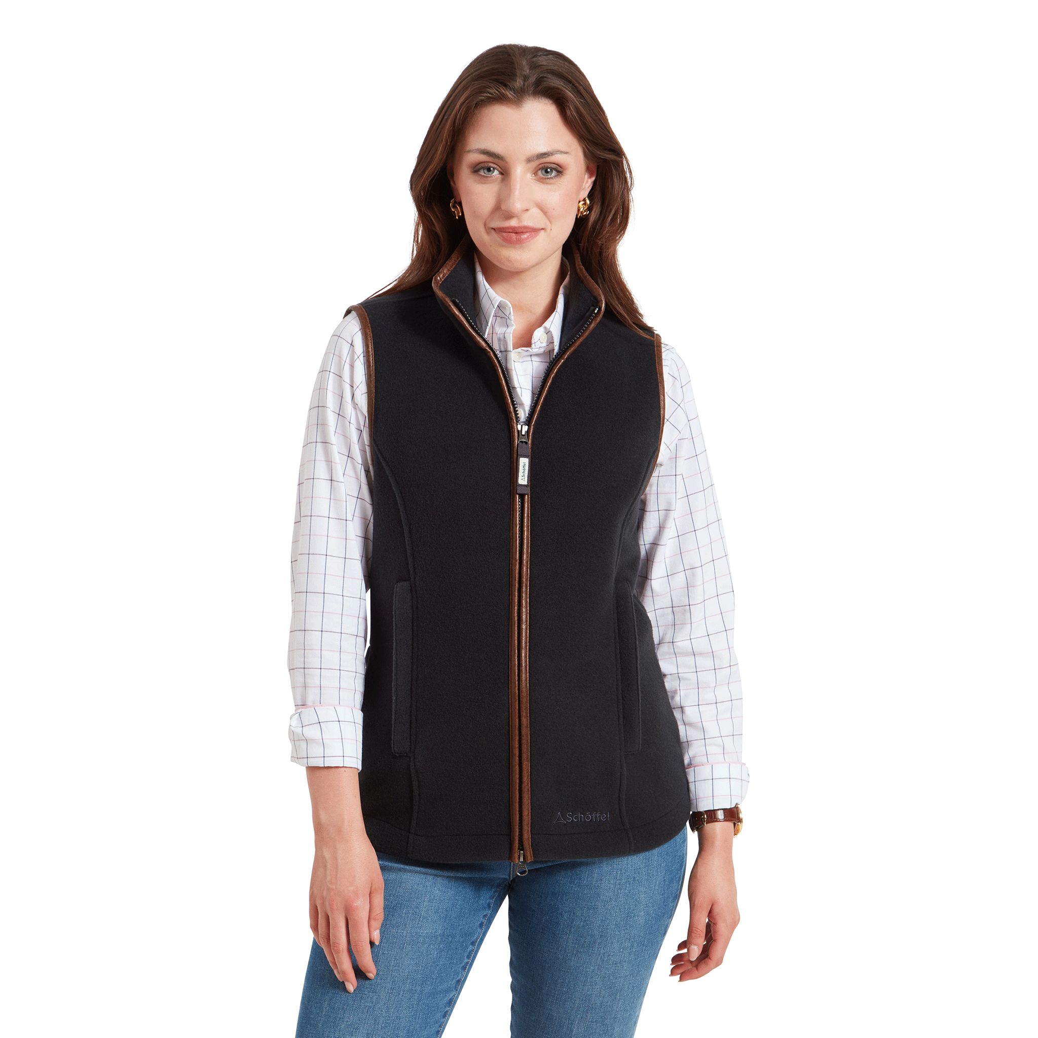Schoffel Lyndon II Ladies Fleece Gilet Gunmetal