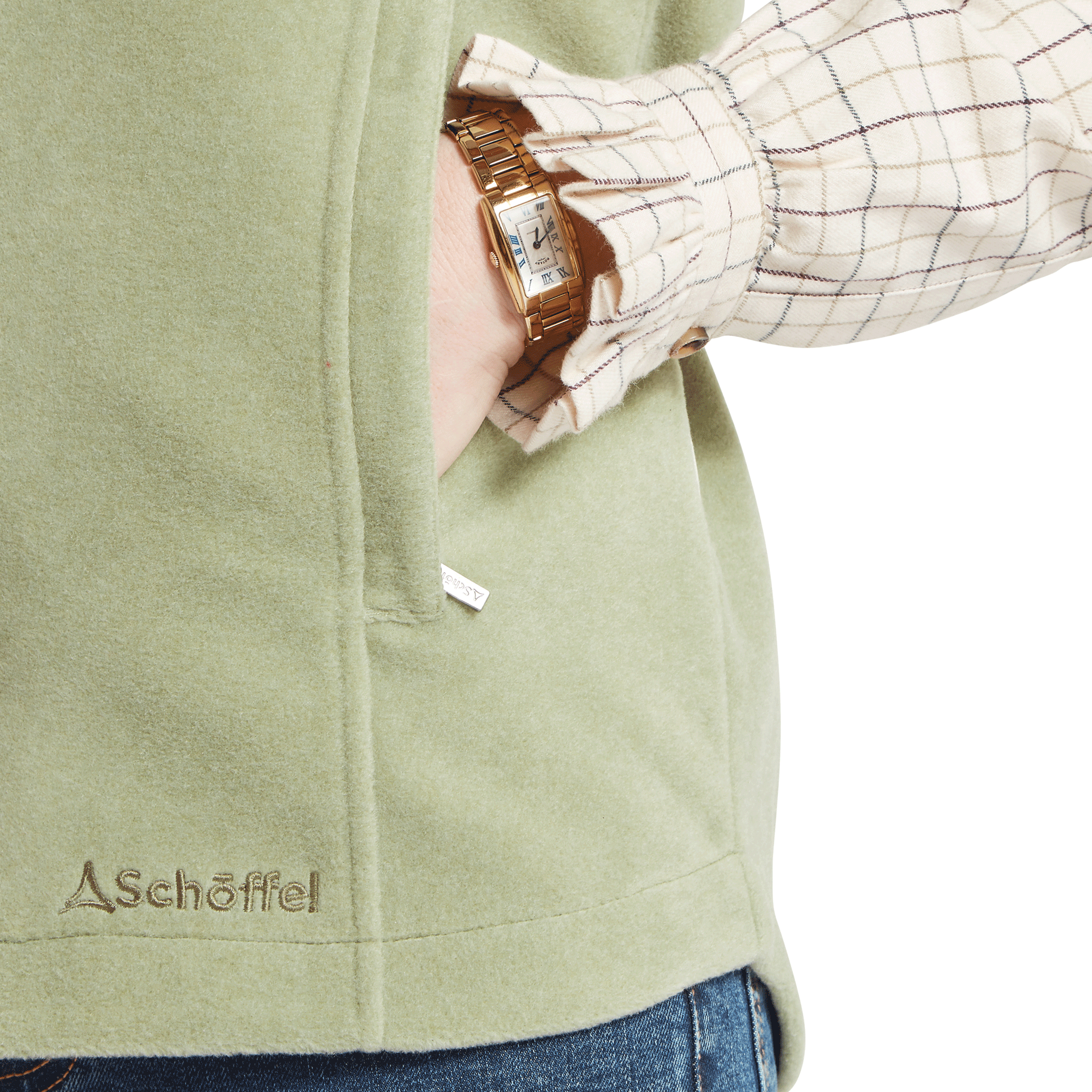 Schöffel Country Women's Lyndon II Fleece Gilet Sage Green