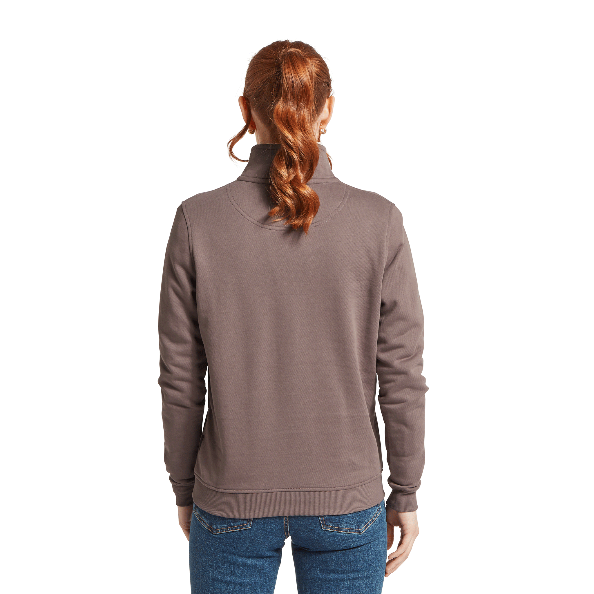 Schöffel Country Women's St Agnes 1/4 Zip Sweatshirt Truffle