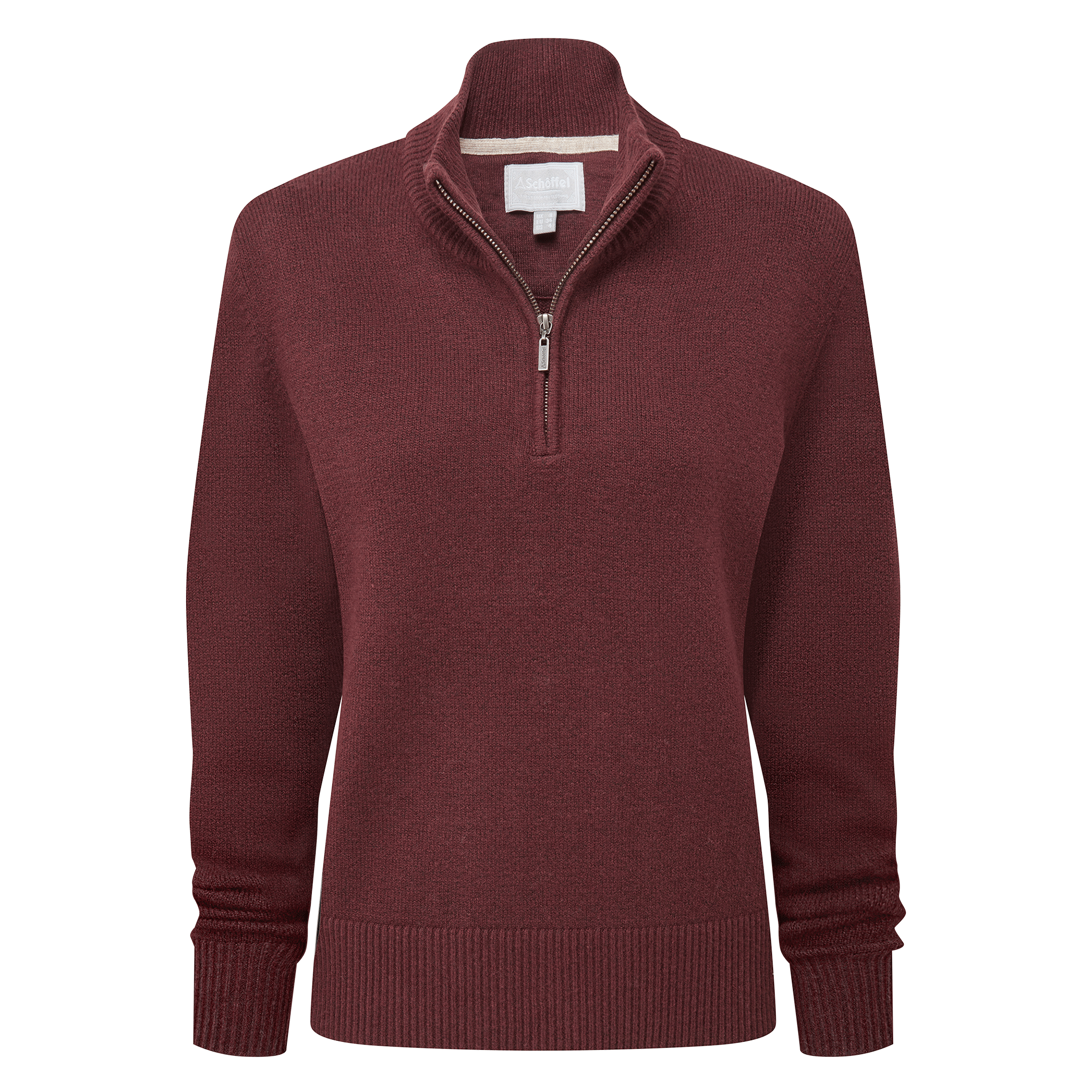 Schöffel Country Women's Thoralby 1/4 Zip Jumper Port